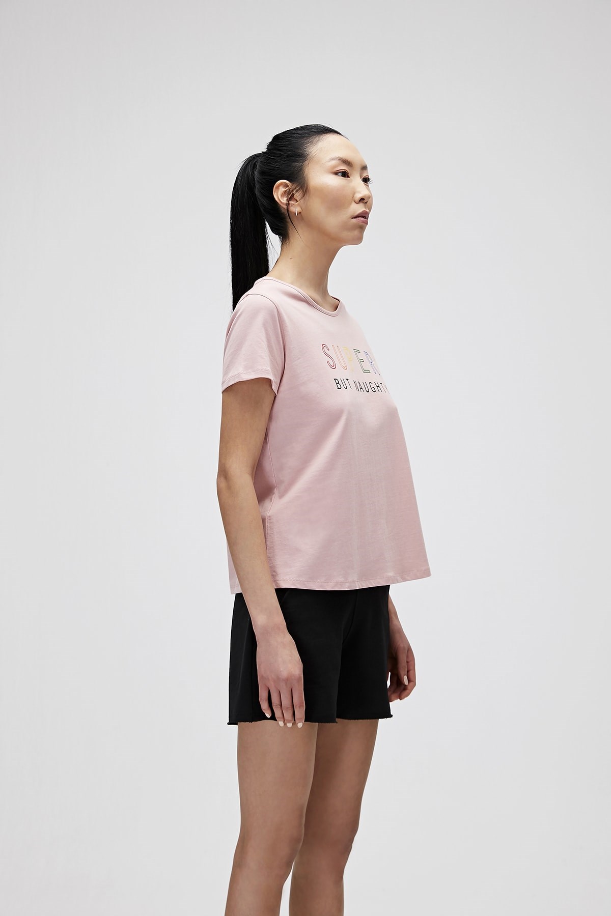 BAD BEARTişörtBad Bear Super Tee Kadın Tişört 21.03.07.009Blush