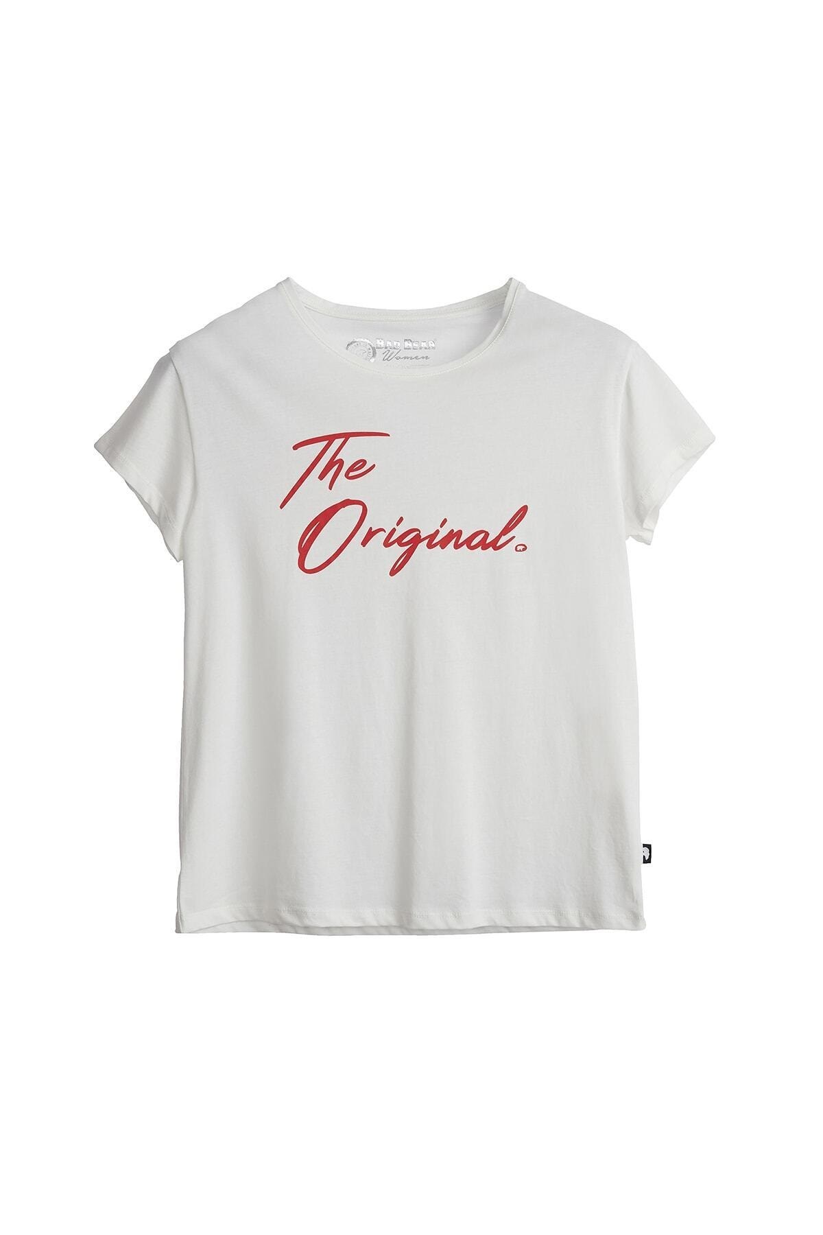 BAD BEARTişörtBad Bear The Original Tee Kadın Tişört 21.03.07.004Off-White