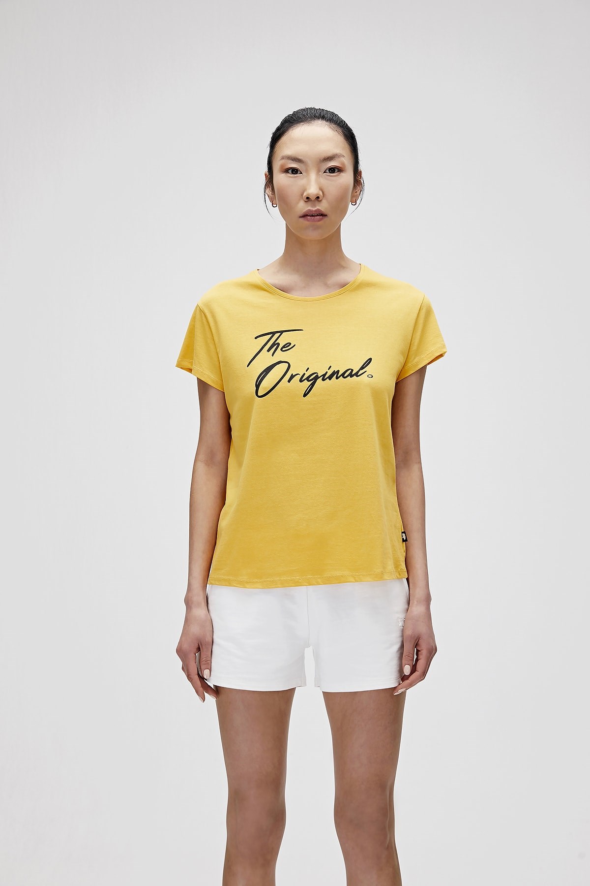 BAD BEARTişörtBad Bear The Original Tee Kadın Tişört 21.03.07.004Mustard