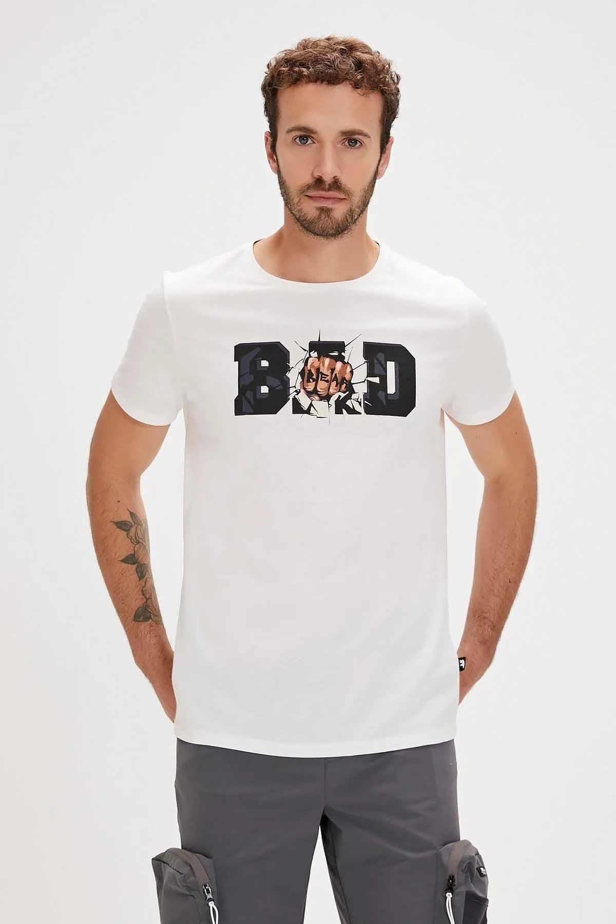 BAD BEARTişörtBadbear Bang T-Shirt Erkek Tişört 24.01.07.058 Off-WhiteWHITE