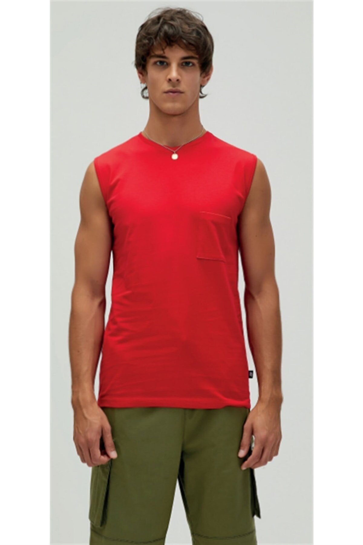 BAD BEARTişört KolsuzBad Bear Tribe Erkek Tişört Kolsuz 22.01.23.002CRIMSONRED