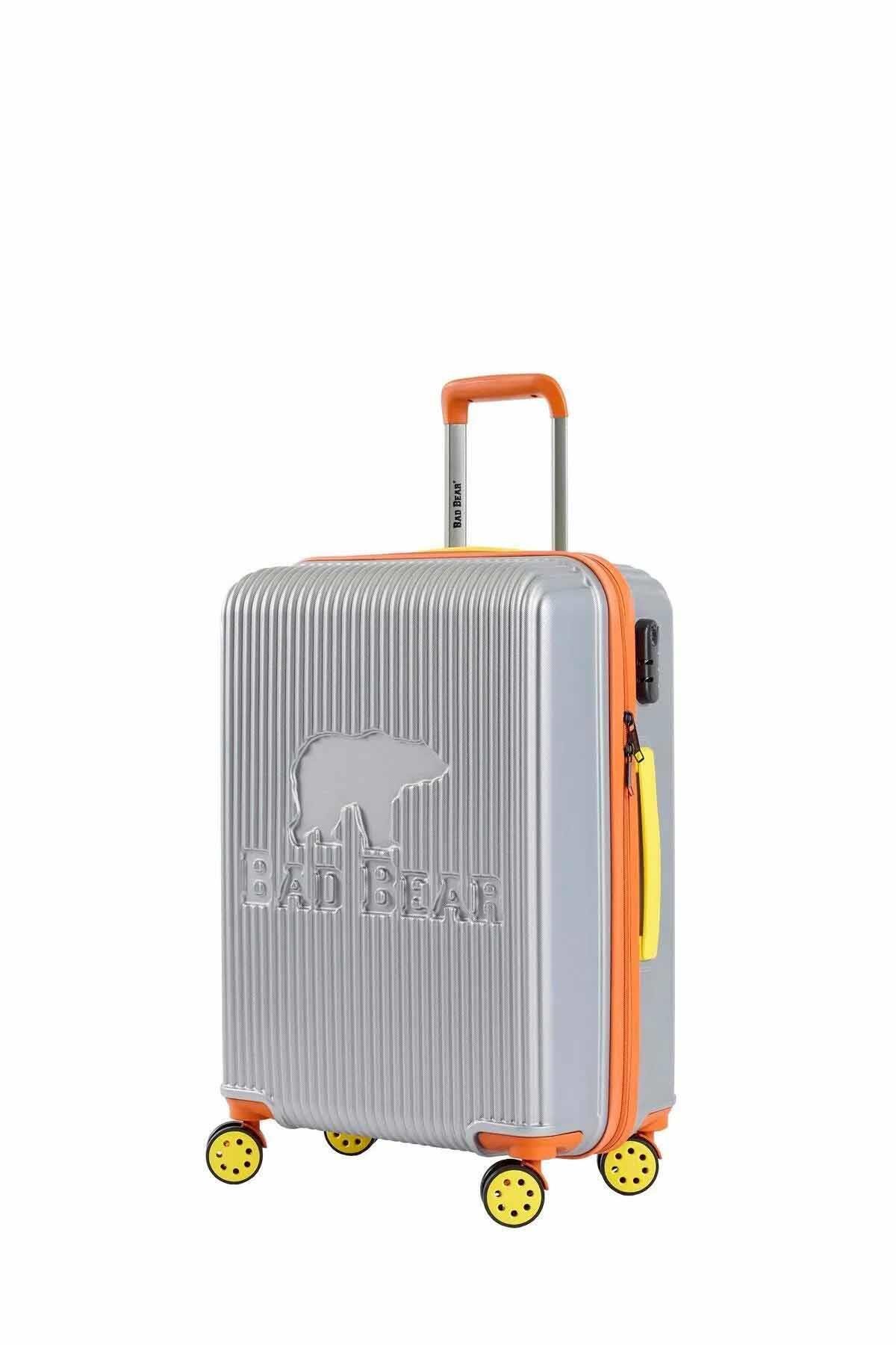BAD BEARValizBad Bear LOGO SUITCASE 64L Unisex Valiz 23.01.80.002GRAY