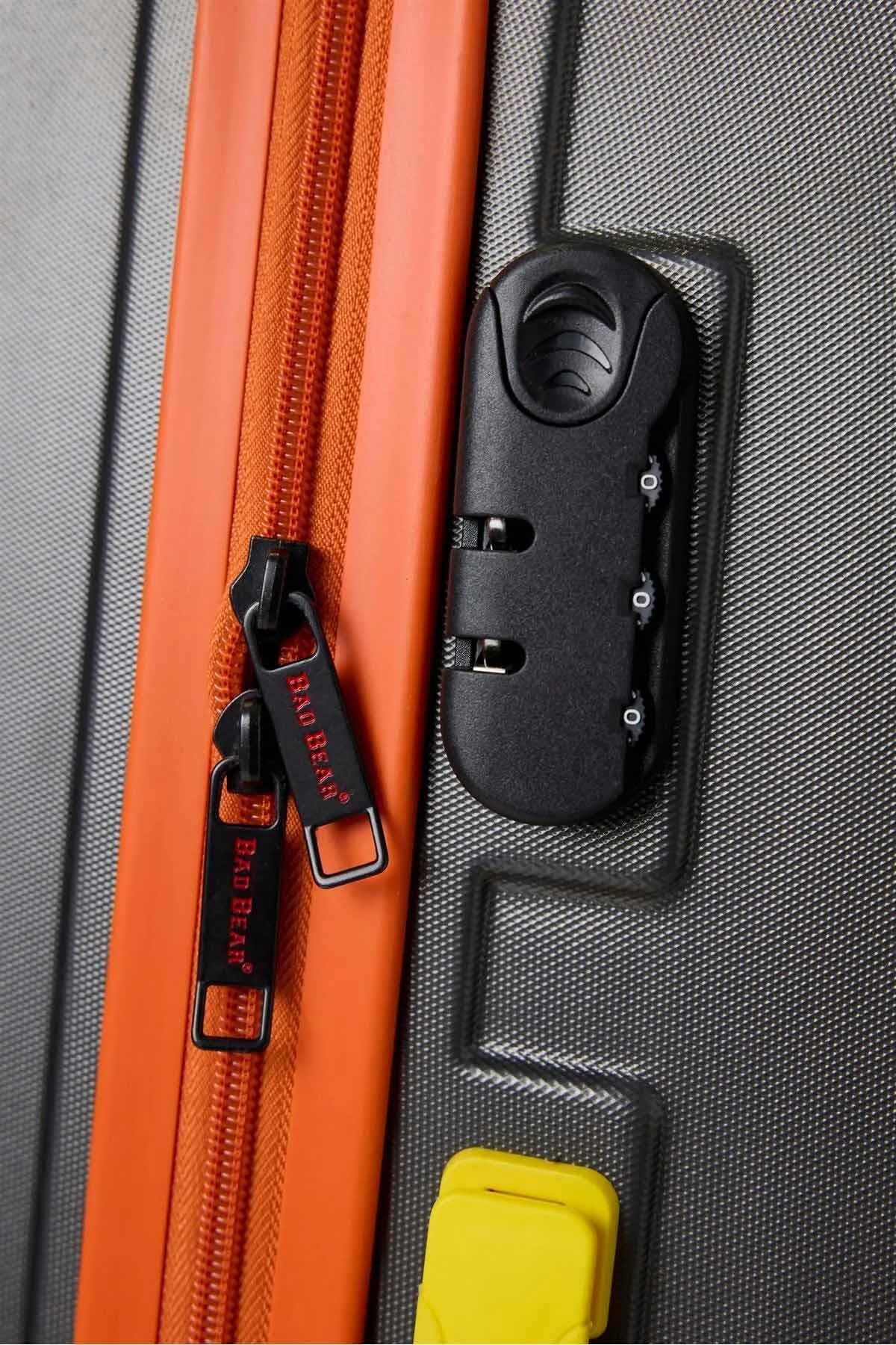 BAD BEARValizBad Bear LOGO SUITCASE 95L Unisex Valiz 23.01.80.001RAVEN