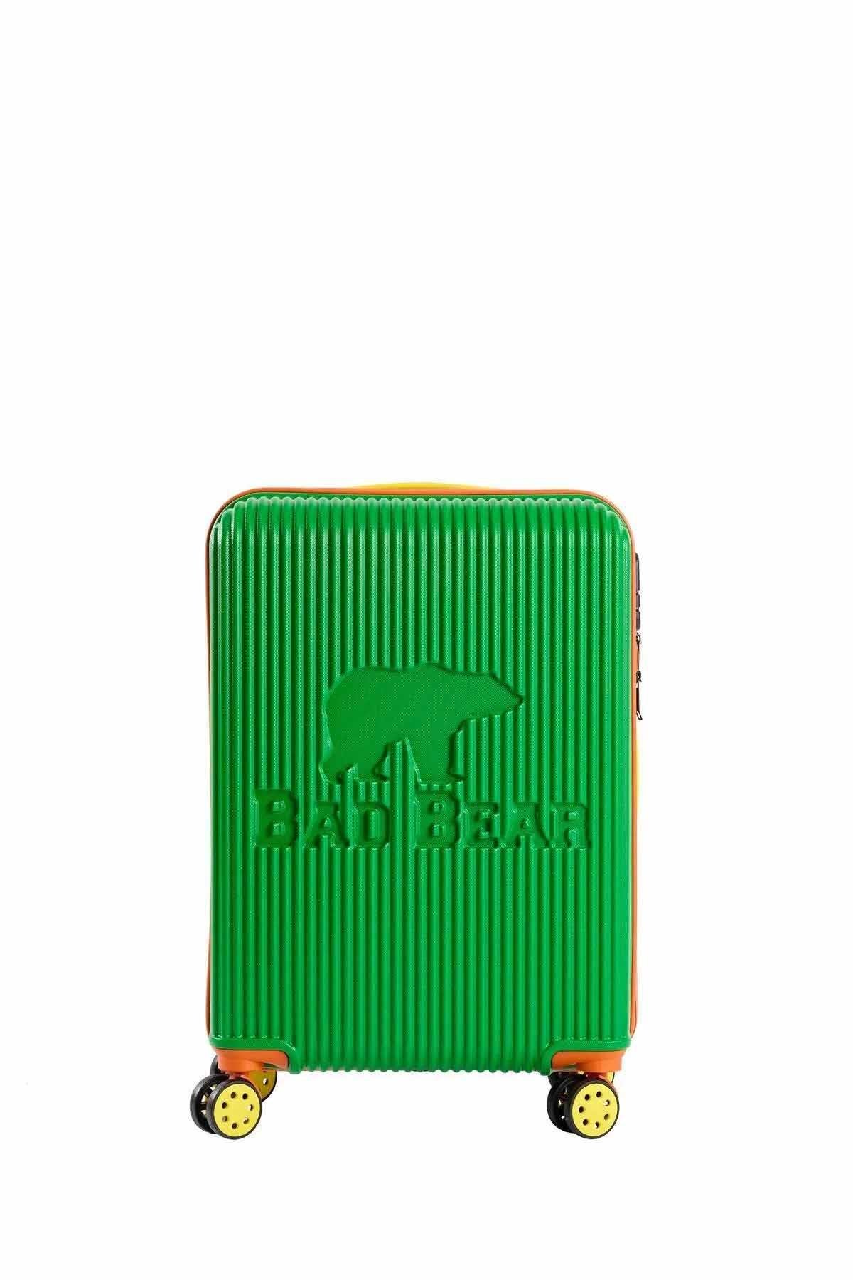 BAD BEARValizBad Bear LOGO SUITCASE 64L Unisex Valiz 23.01.80.002GREEN