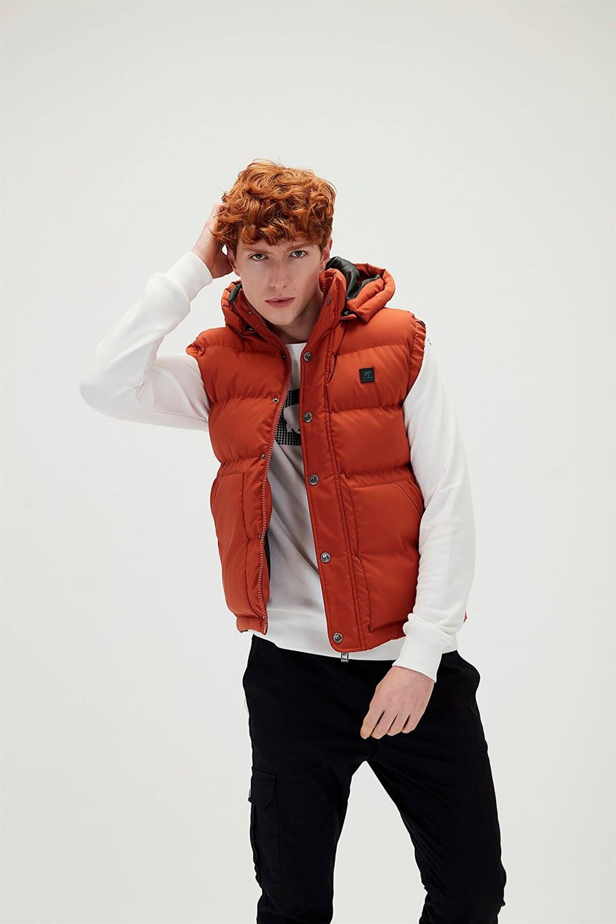 BAD BEARYelekBad Bear Bomber Vest Erkek Yelek 21.02.17.003-C73BRICK