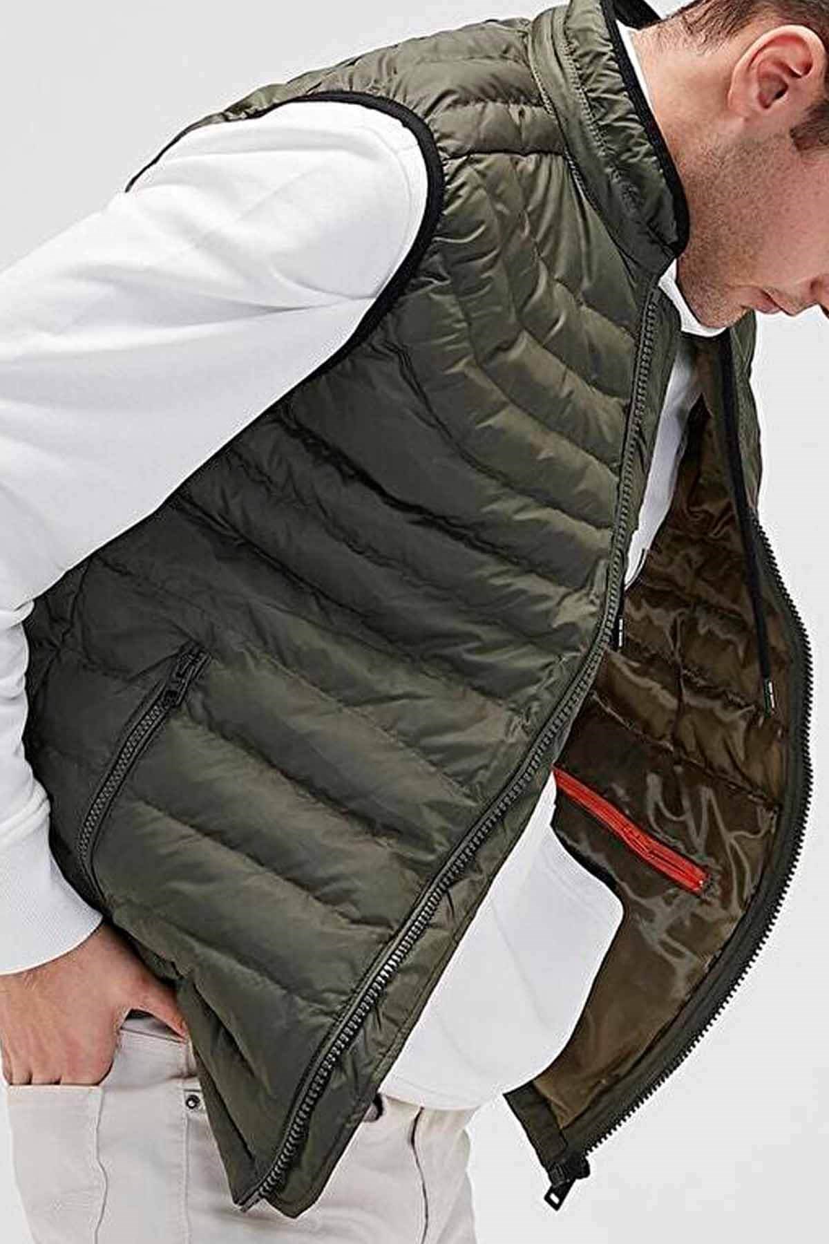 BAD BEARYelekBad Bear Walker Vest Erkek Yelek 18.02.17.004-C70KHAKI