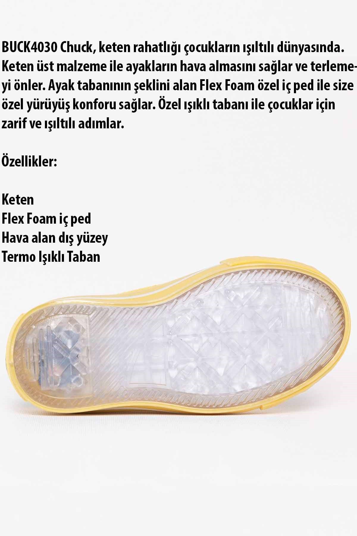 BuckheadGünlük SporBuckhead Işıklı Çocuk Günlük Spor Ayakkabı BUCK4030YELLOW