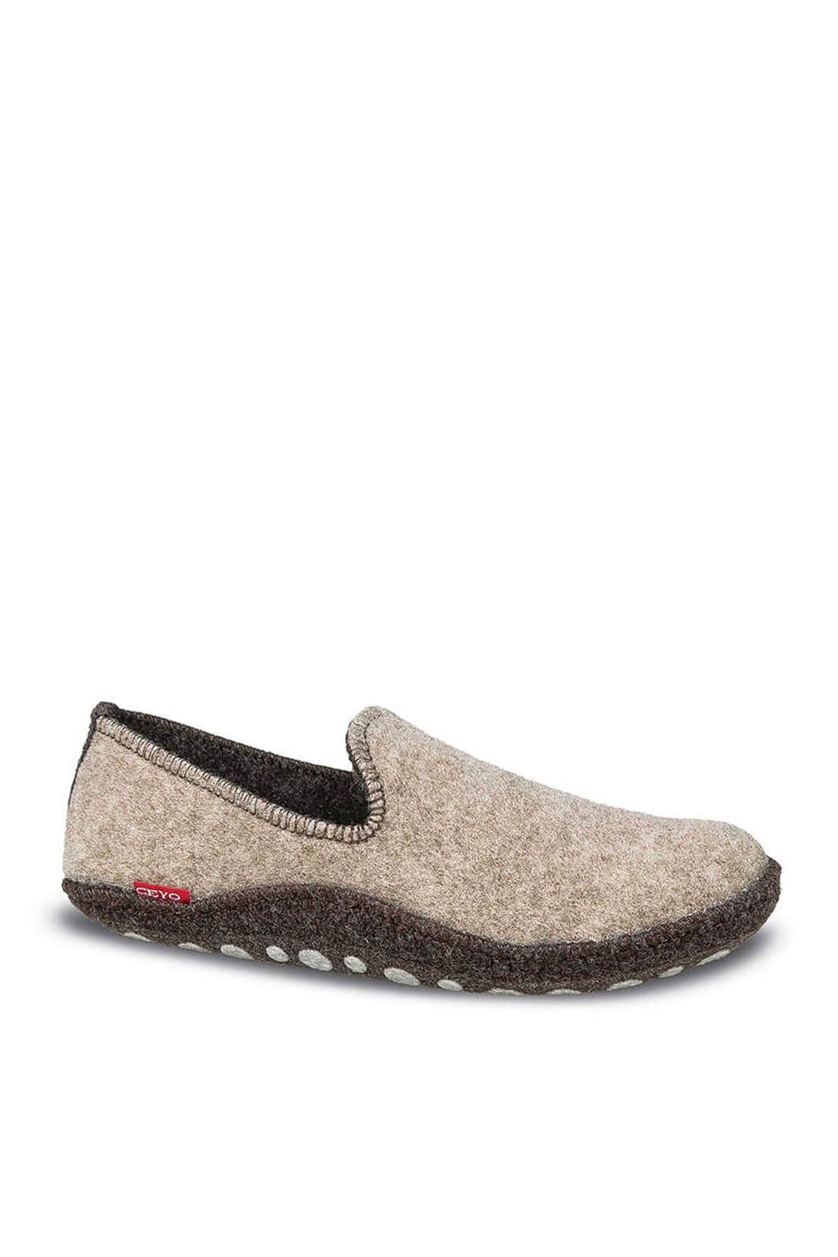 CEYOEv TerliğiCeyo PUFFI-Z4 Kadın Ev Terliği Ayakkabı 01799-Bej