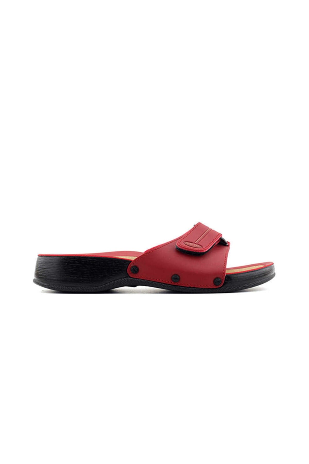 CEYOTerlikCeyo 3200-2 Kadın Terlik Ayakkabı 02722-Kırmızı
