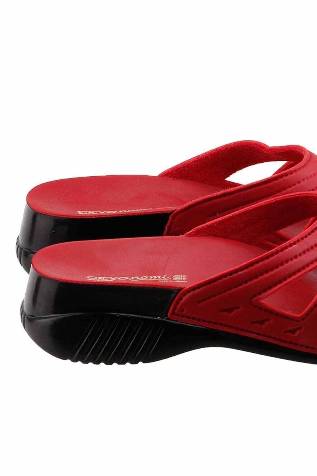 CEYOTerlikCeyo Belıze RK-600 Kadın Terlik Ayakkabı BELIZEKIRMIZI