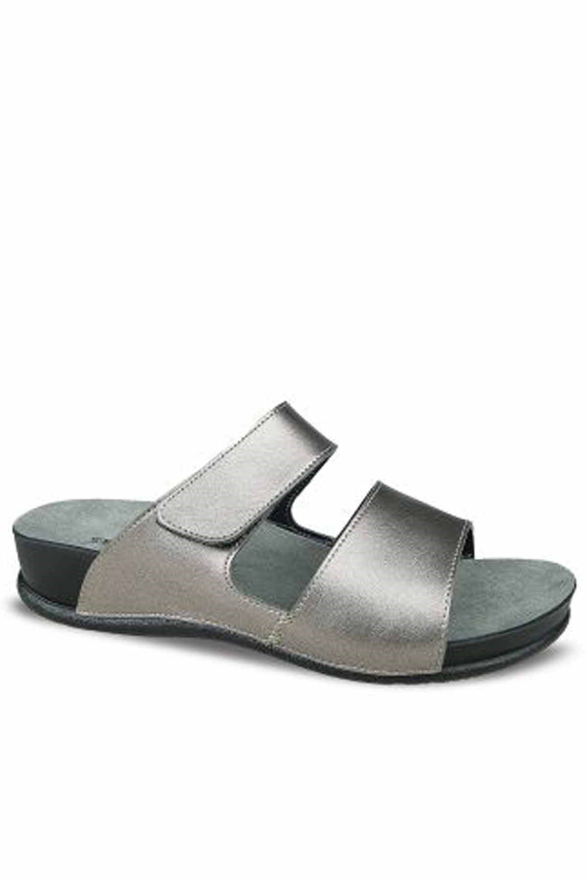 CEYOTerlikCeyo Z030 Kadın Terlik Ayakkabı OlivaPLATIN