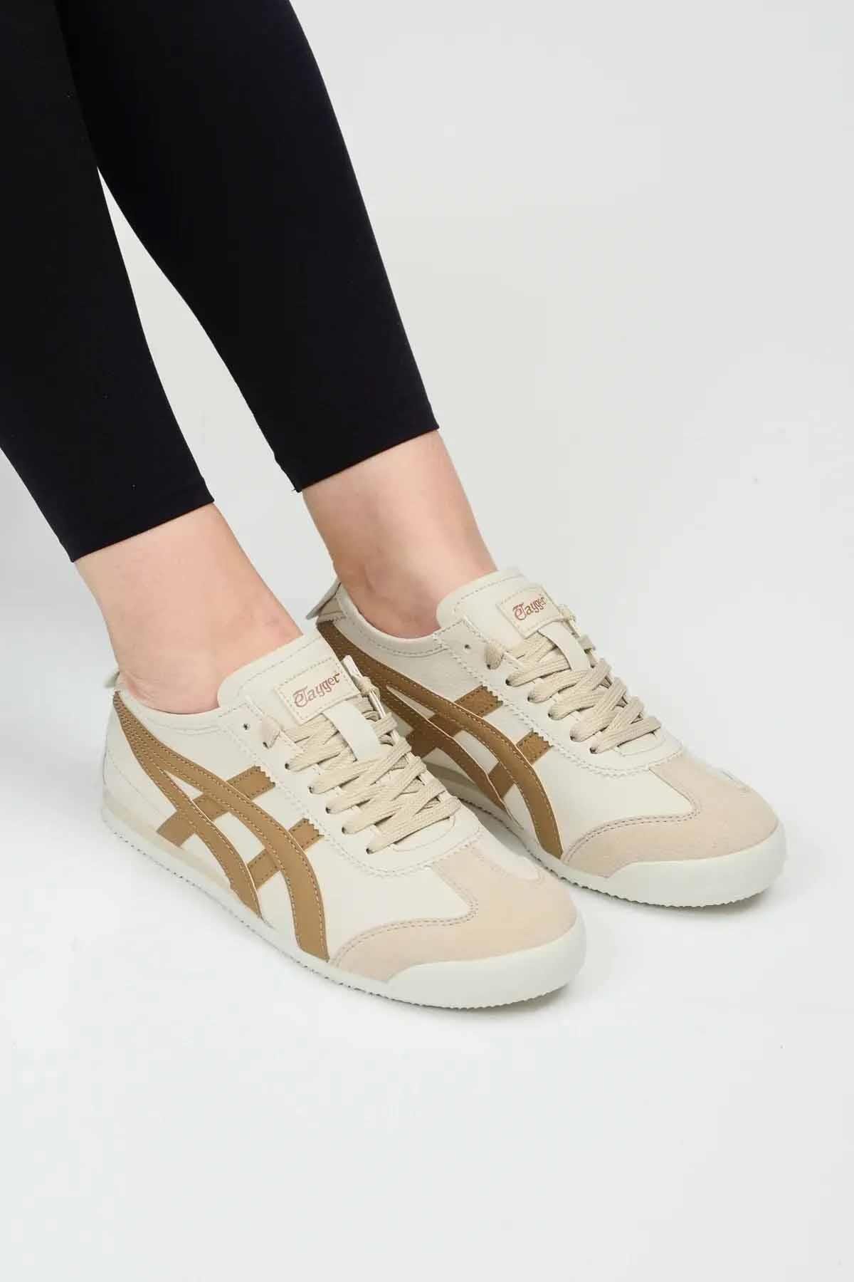 E-TaygerSneakerE-Tayger Kadın Spor Ayakkabı Kadın Sneaker Ayakkabı E-2005Bej