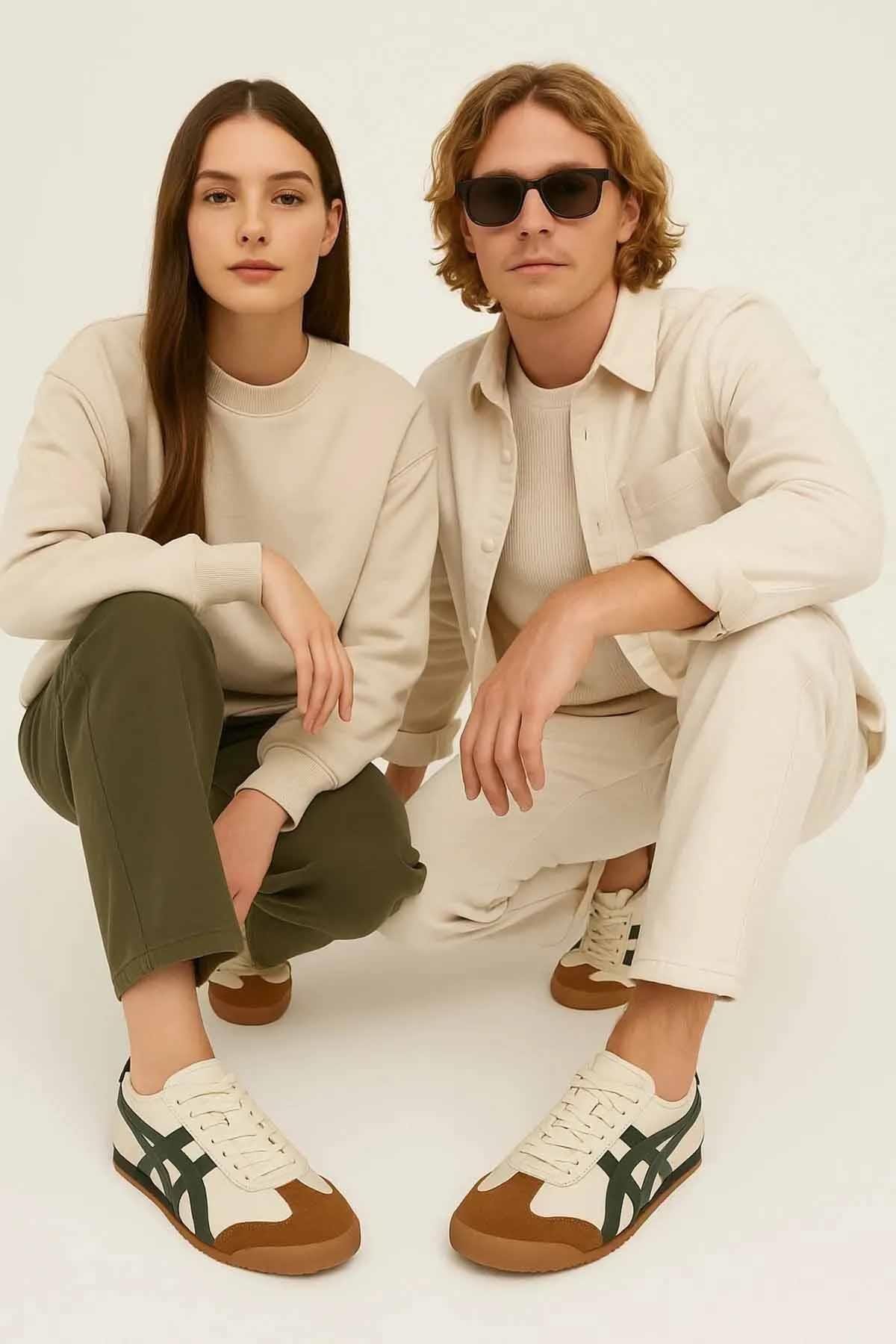 E-TaygerSneakerE-Tayger Kadın Spor Ayakkabı Kadın Sneaker Ayakkabı E-2007Bej