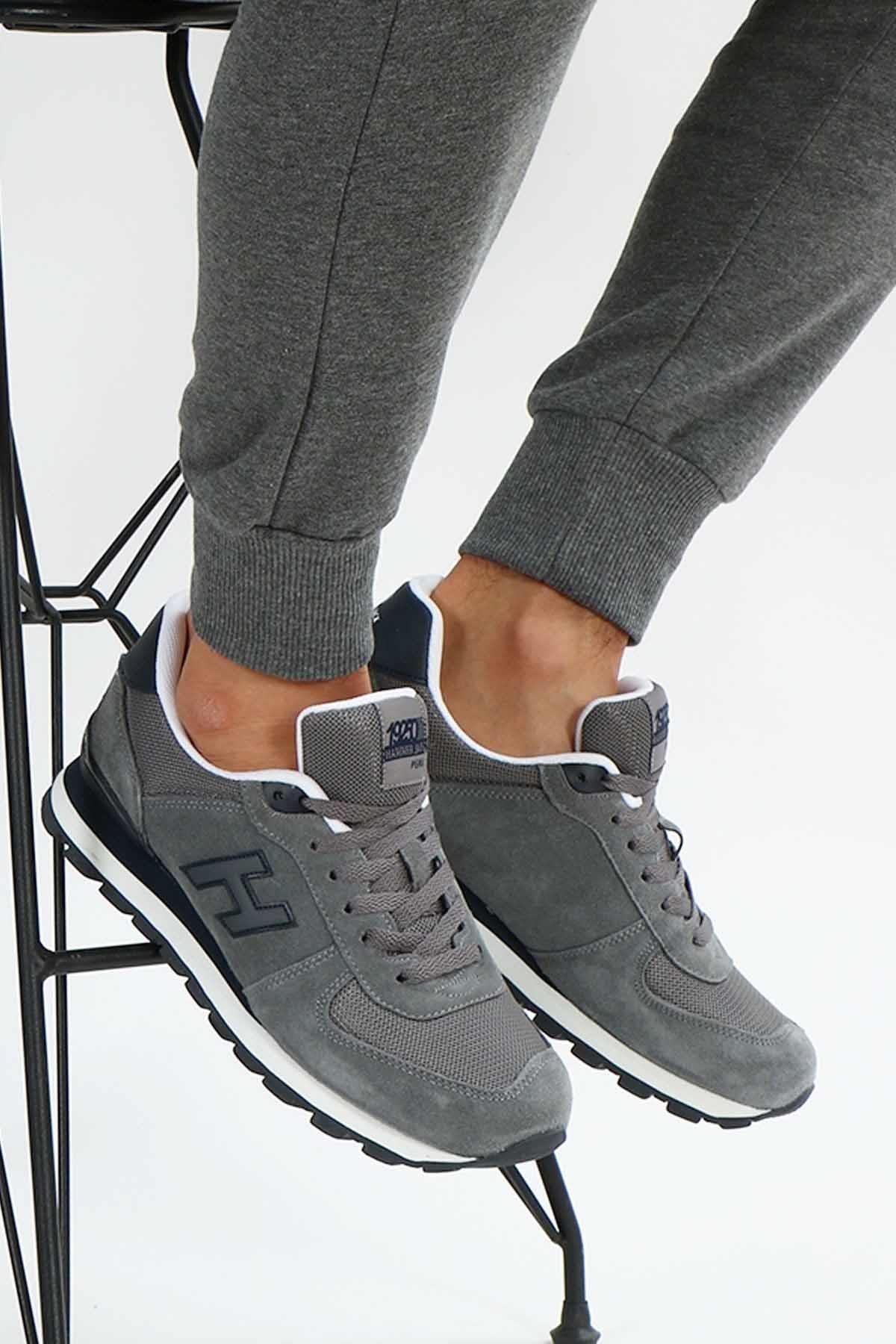 HAMMER JACKGünlük SporHammerjack Hakki Deri Erkek Spor Ayakakbı B-2 Erkek Günlük Spor Ayakkabı 102 19250-M-GRİ1Gri