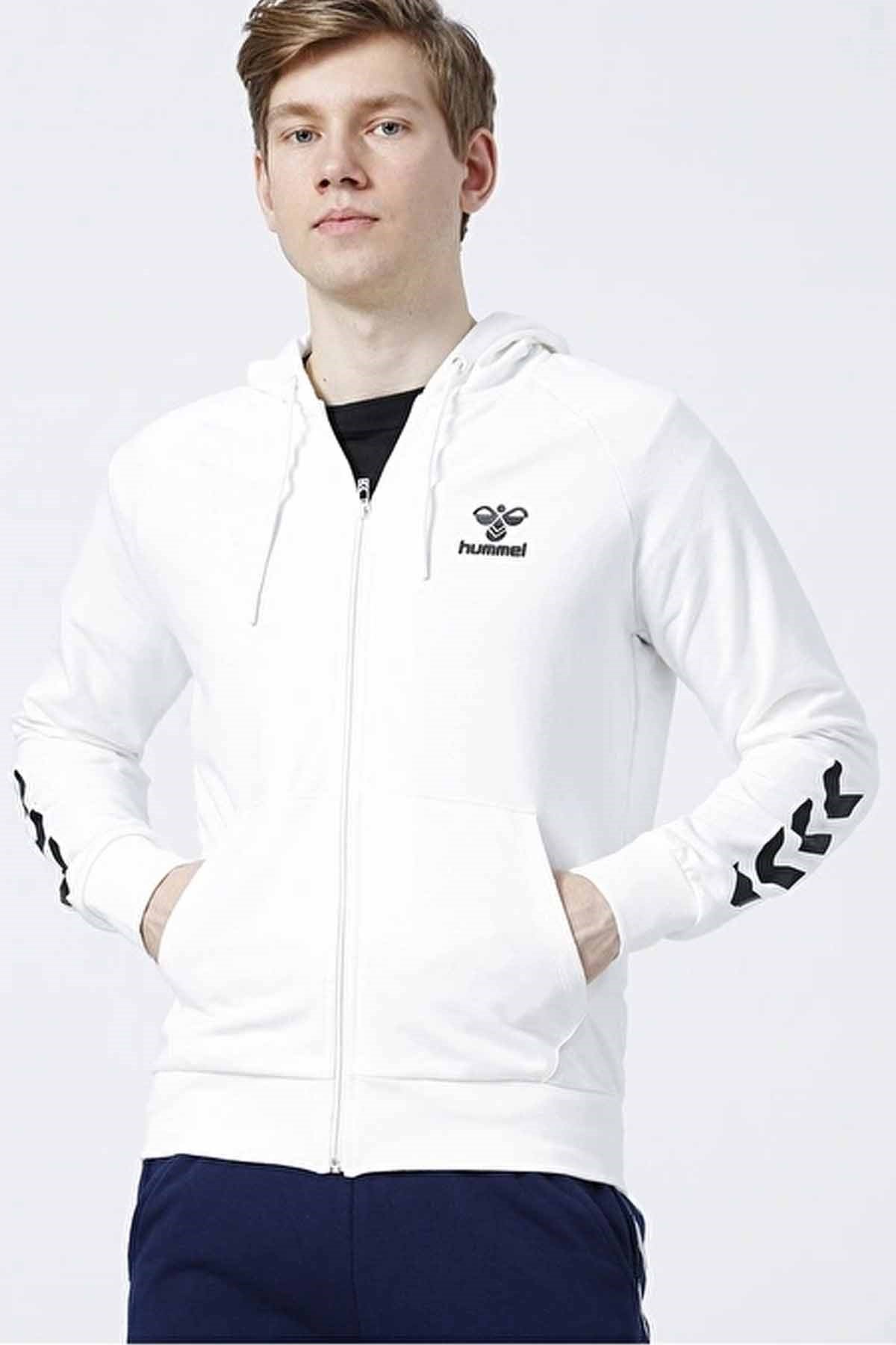 HUMMELCeketHummel T-isam 2.0 Zip Hoodie Erkek Ceket 921456-9003OFF WHITE
