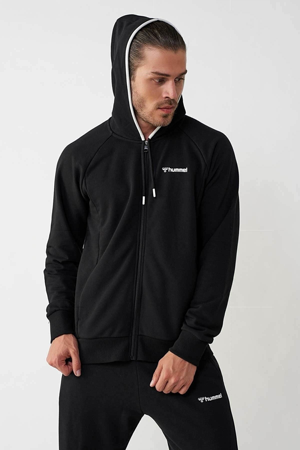 HUMMELCeketHummel Vito Zip Hoodie Erkek Ceket 921345-2001BLACK
