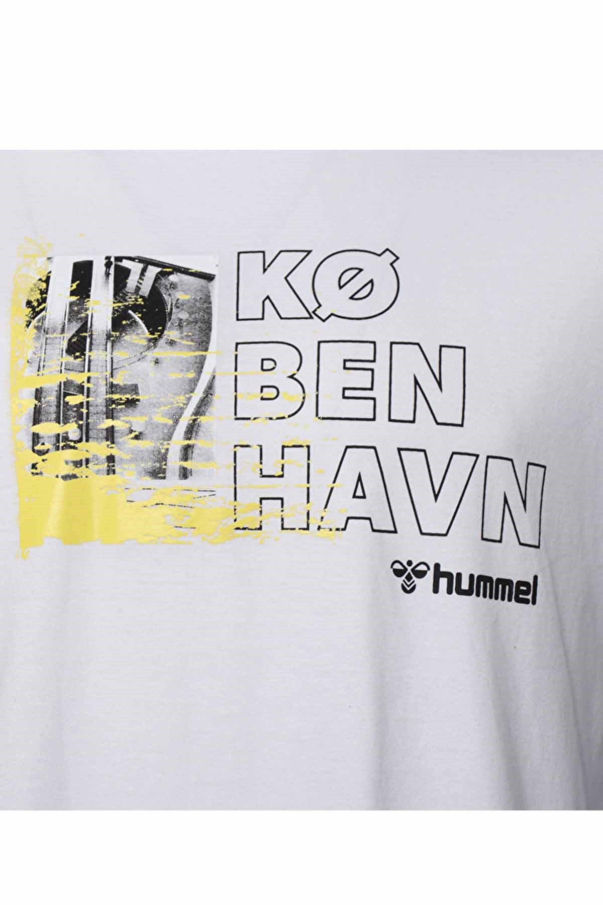 HUMMELHummel Havn T-Shirt Erkek Tişört 911506-9003OFF WHITE