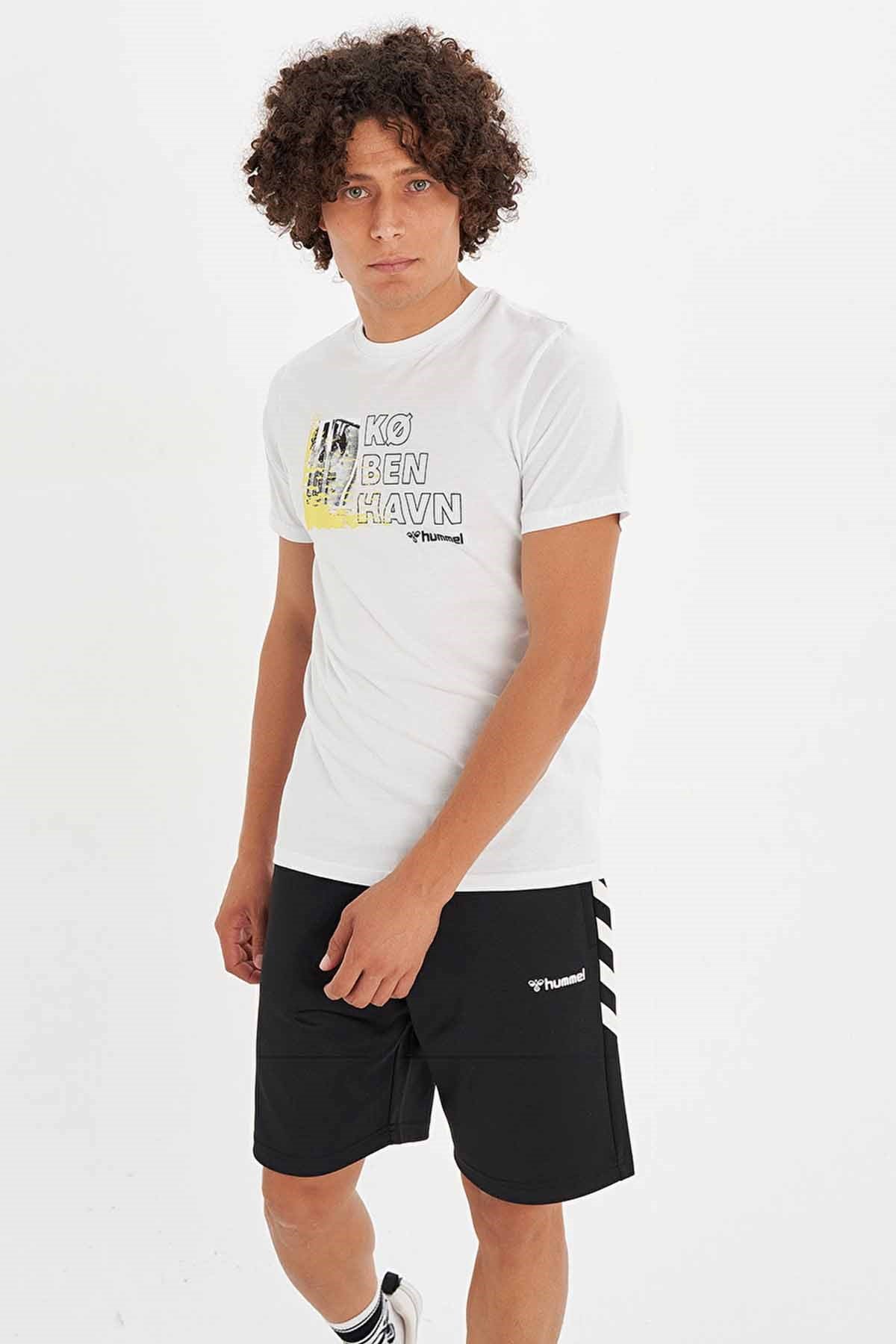 HUMMELHummel Havn T-Shirt Erkek Tişört 911506-9003OFF WHITE