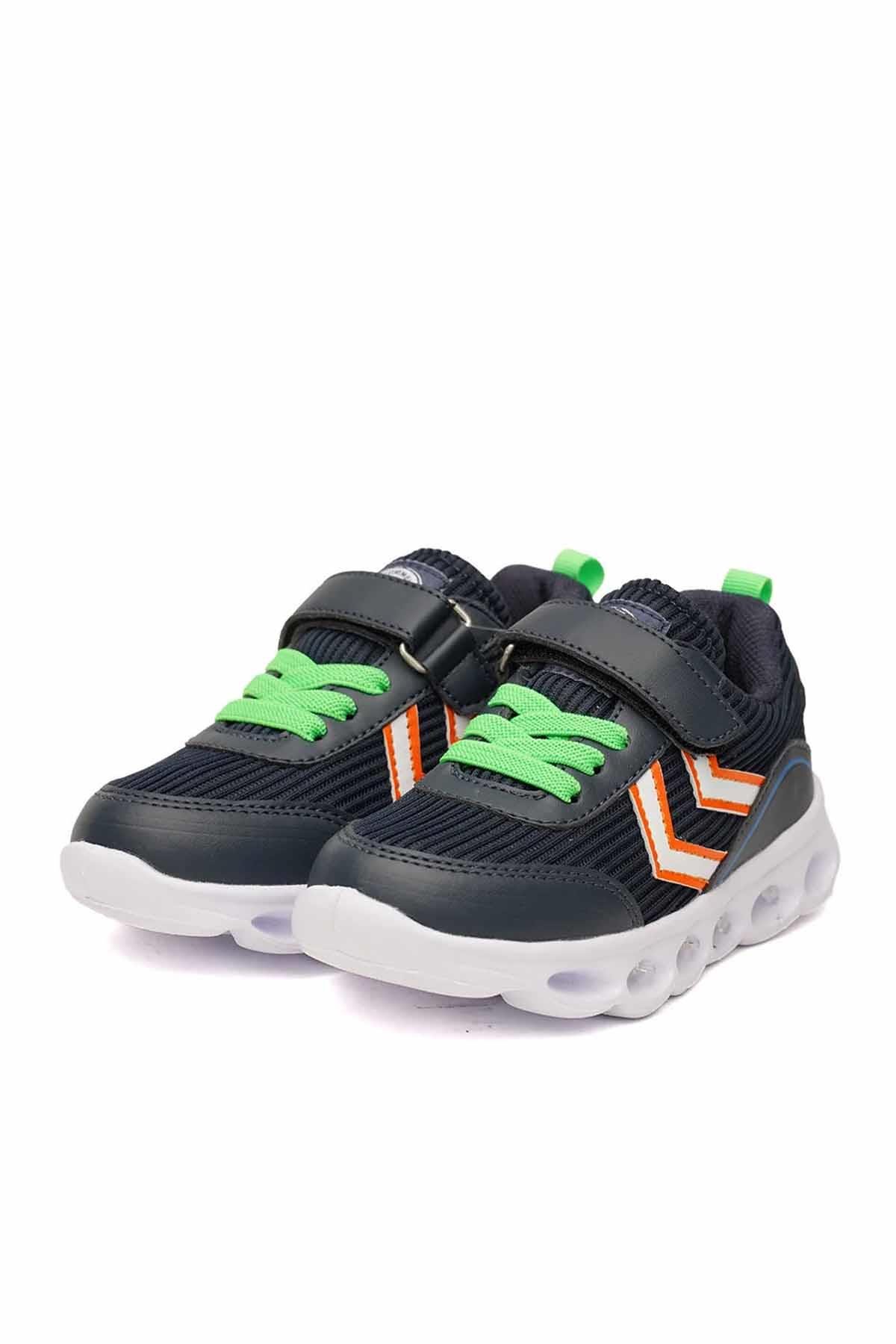 HUMMELSneakerHummel Işıklı Çocuk Spor Ayakkabı Çocuk Sneaker Ayakkabı 900053-7459DRESS BLUE