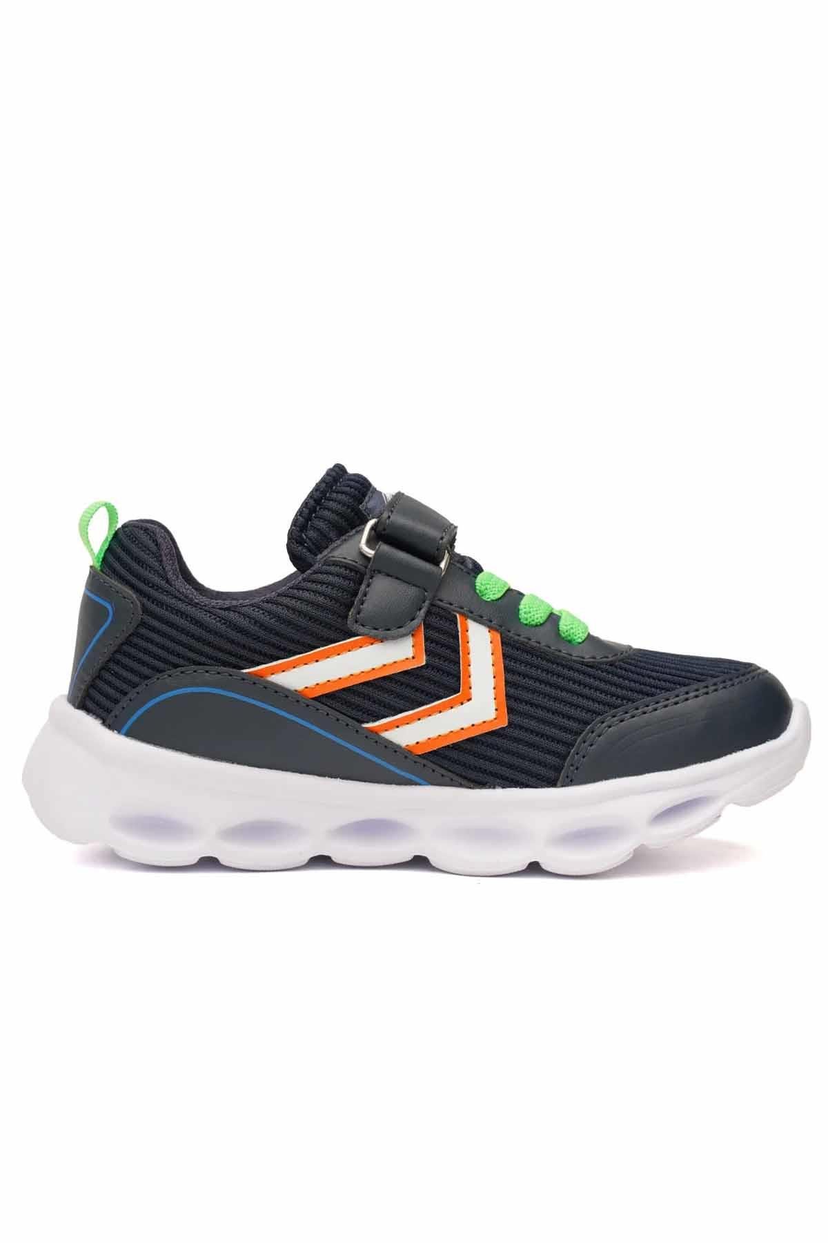 HUMMELSneakerHummel Işıklı Çocuk Spor Ayakkabı Çocuk Sneaker Ayakkabı 900053-7459DRESS BLUE