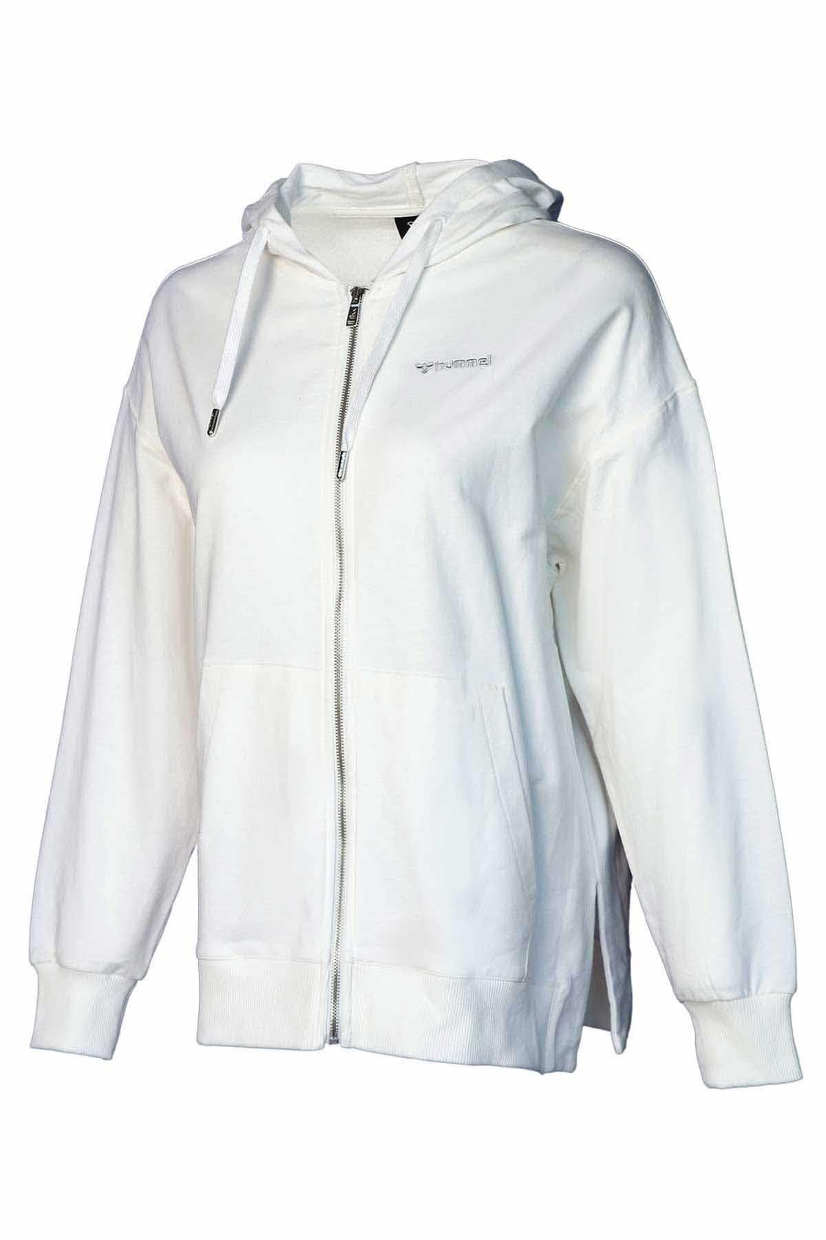 HUMMELSweatshirtHummel BONDI ZIP HOODIE Kadın Sweatshirt 921588-9003OFF WHITE