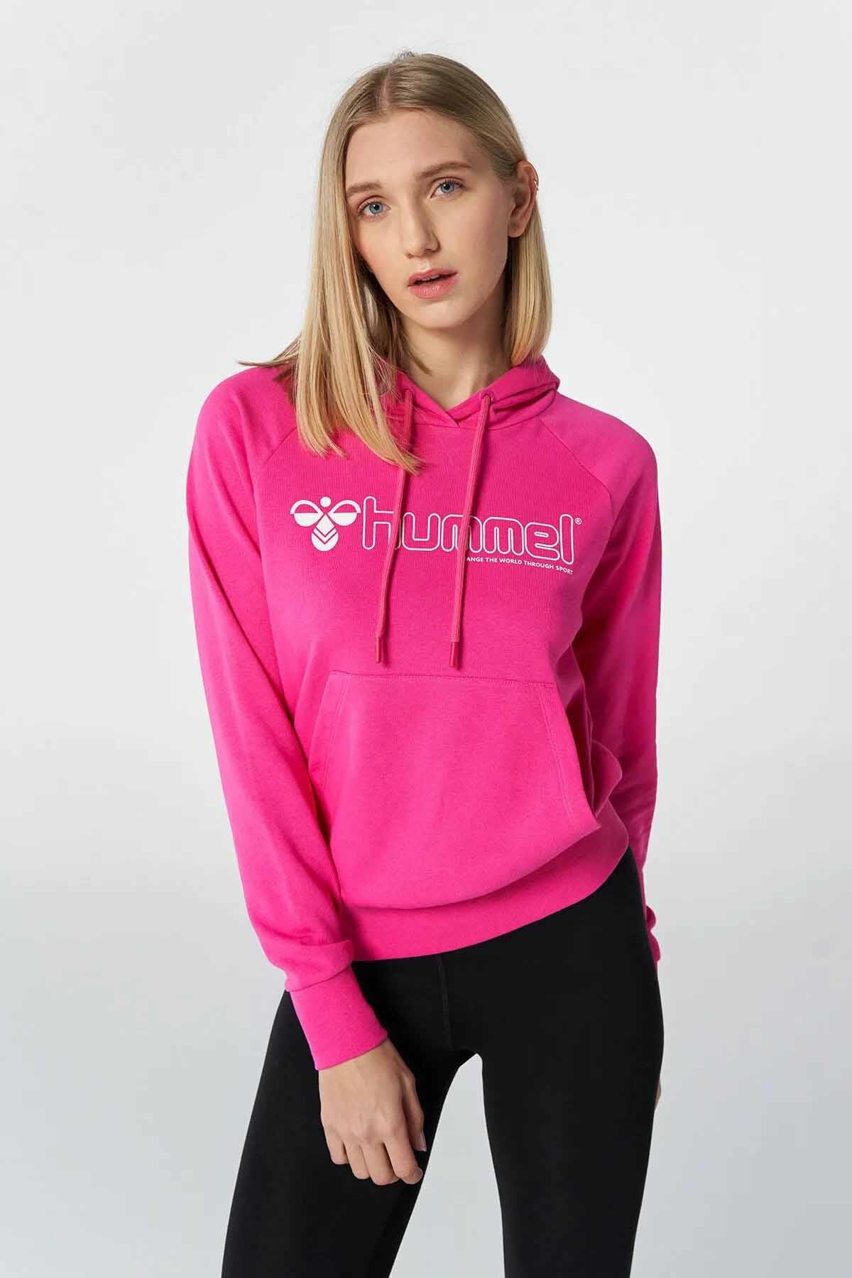 HUMMELSweatshirtHummel T-NONI 2.0 HOODIE Kadın Sweatshirt 921559-9855FUSCHIA
