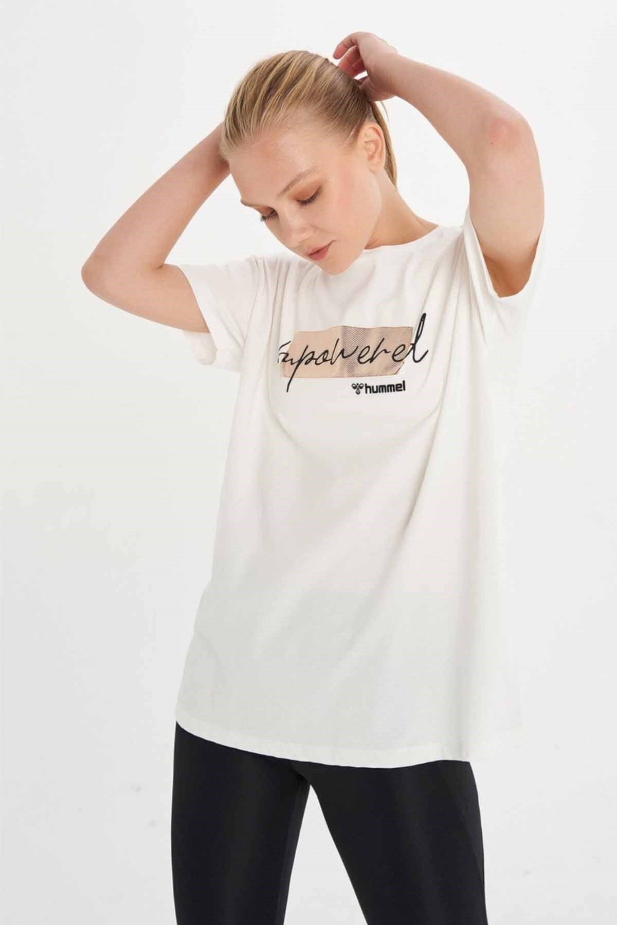 HUMMELTişörtHummel Bemy T-Shirt Kadın Tişört 911477-9003OFF WHITE