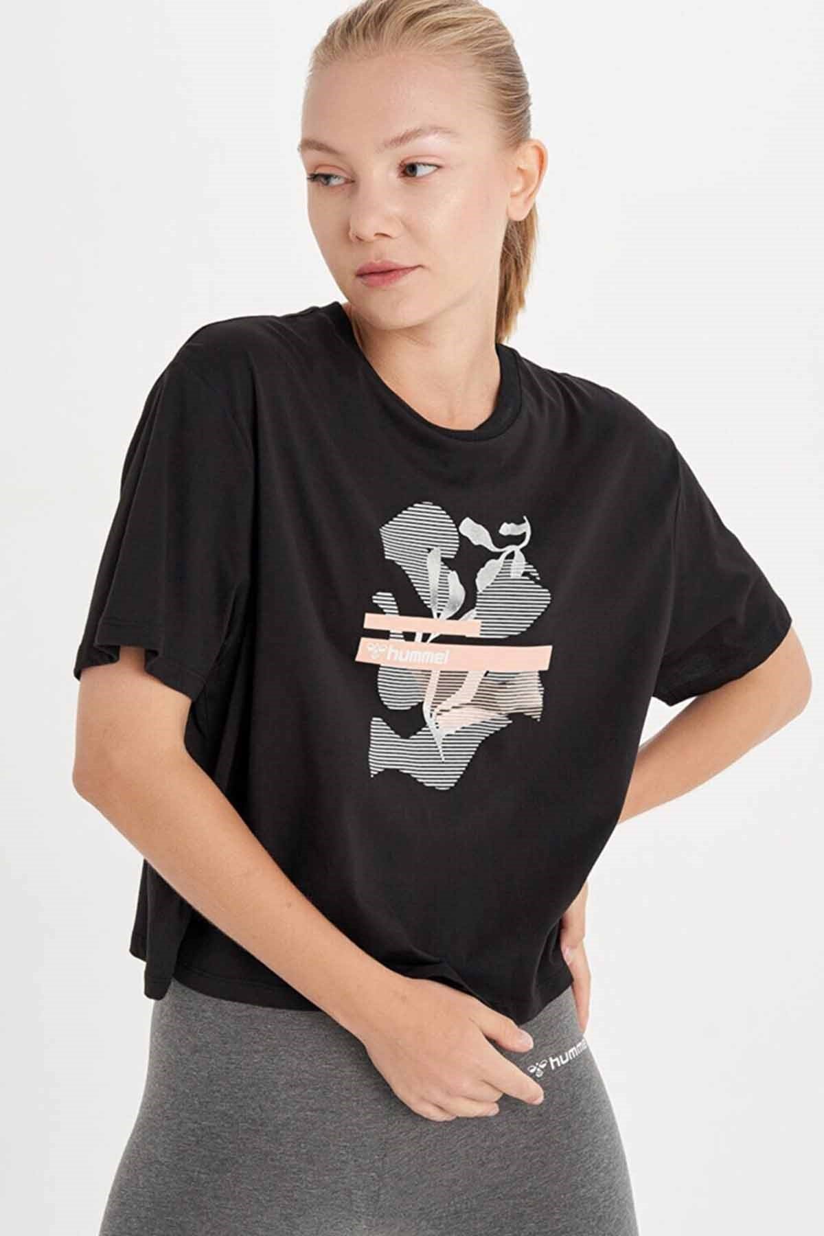 HUMMELTişörtHummel Blanding T-Shirt Kadın Tişört 911479-2001BLACK