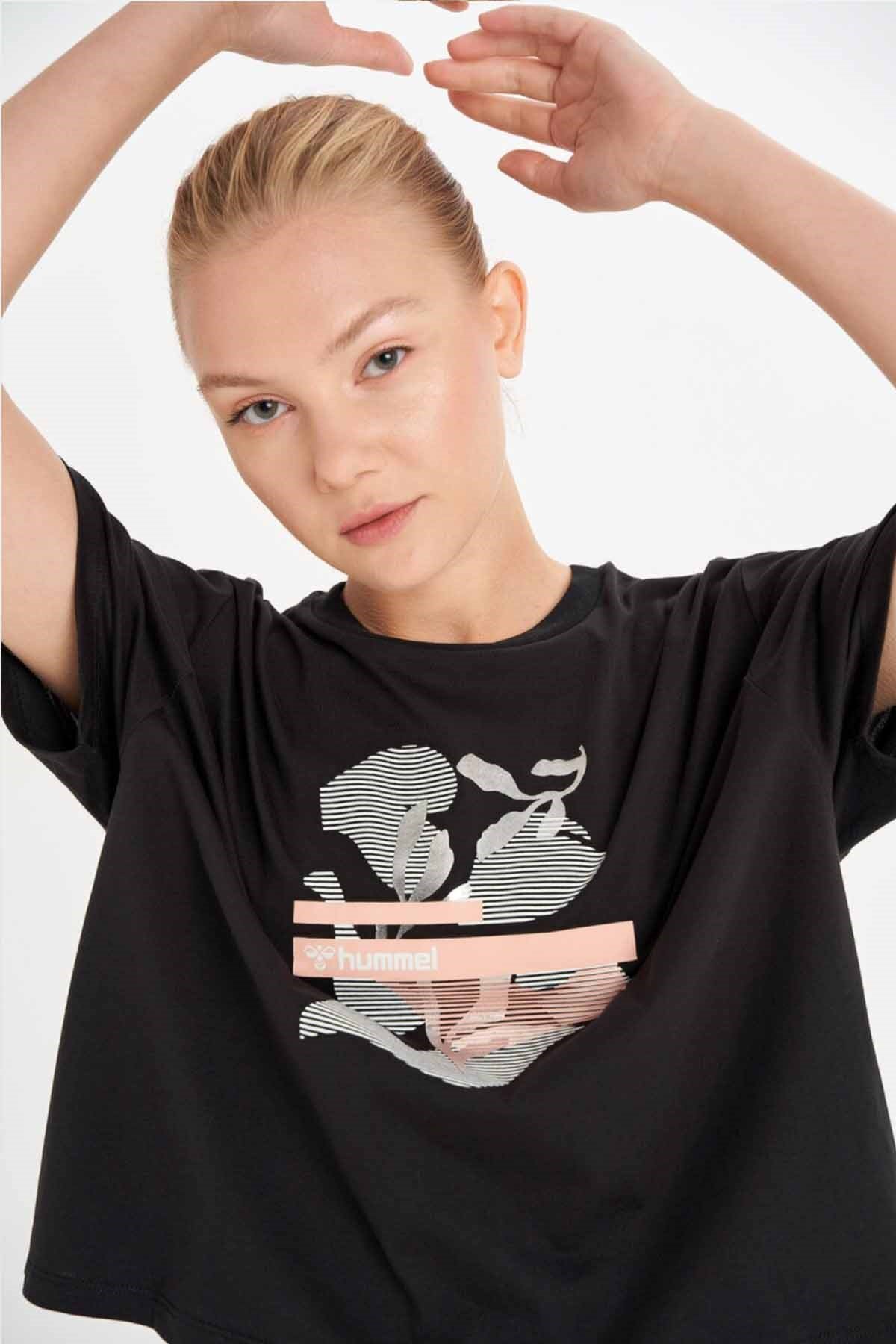 HUMMELTişörtHummel Blanding T-Shirt Kadın Tişört 911479-2001BLACK