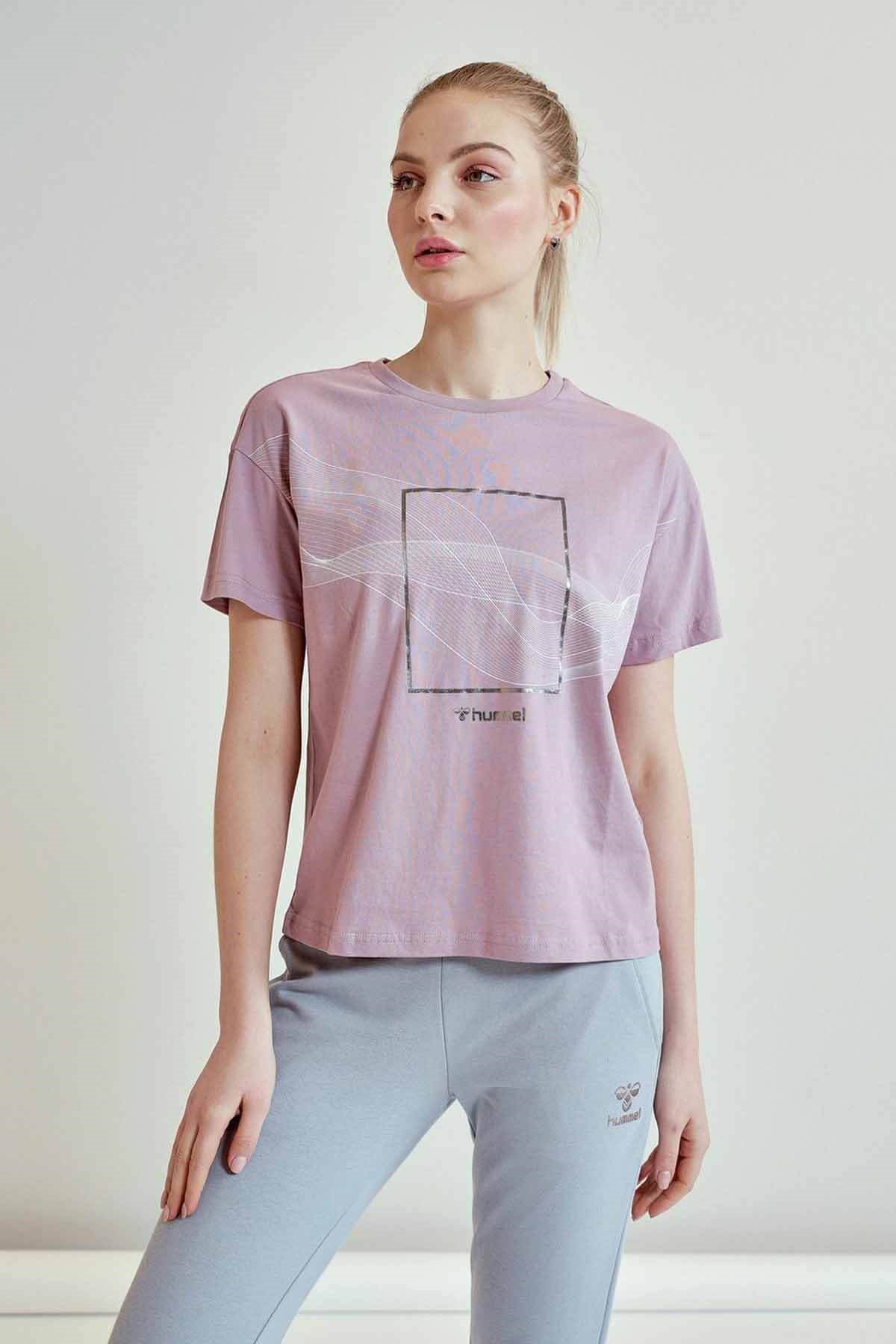 HUMMELTişörtHummel Digna T-Shirt S/S Kadın Tişört 910969-3326COOL LILAC