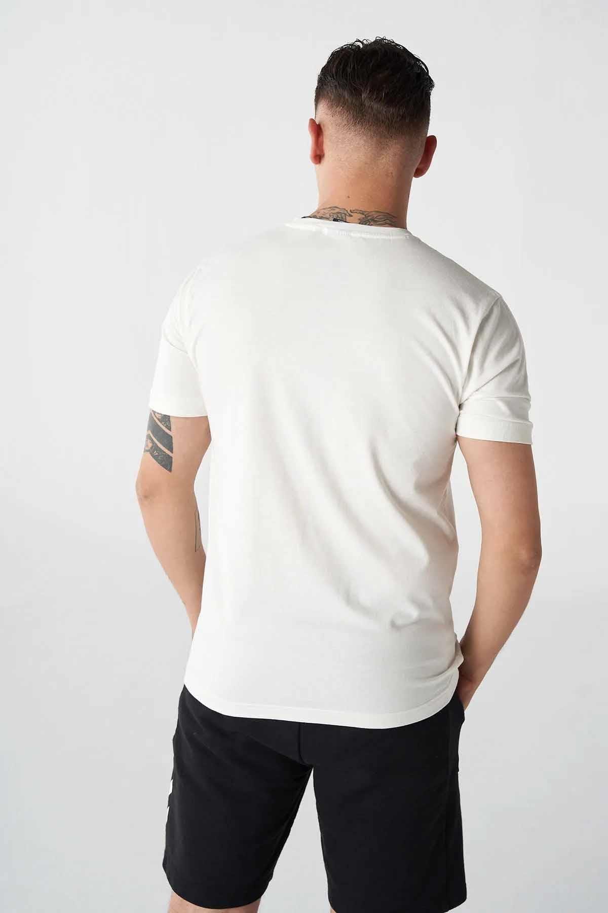 HUMMELTişörtHummel DIVIDE T-SHIRT SS Erkek Tişört 911794-9003OFF WHITE