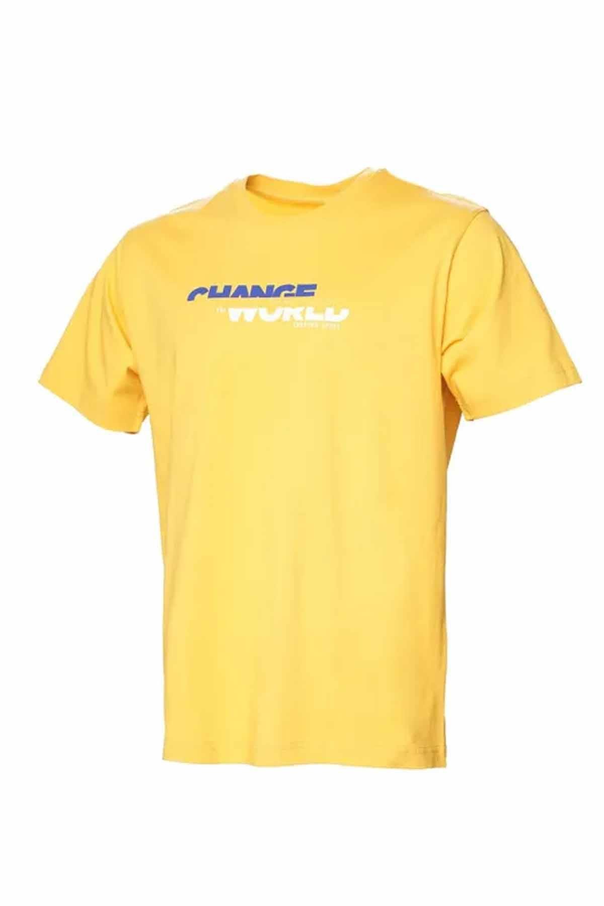 HUMMELTişörtHummel DIVIDE T-SHIRT SS Erkek Tişört 911794-2523GOLDEN