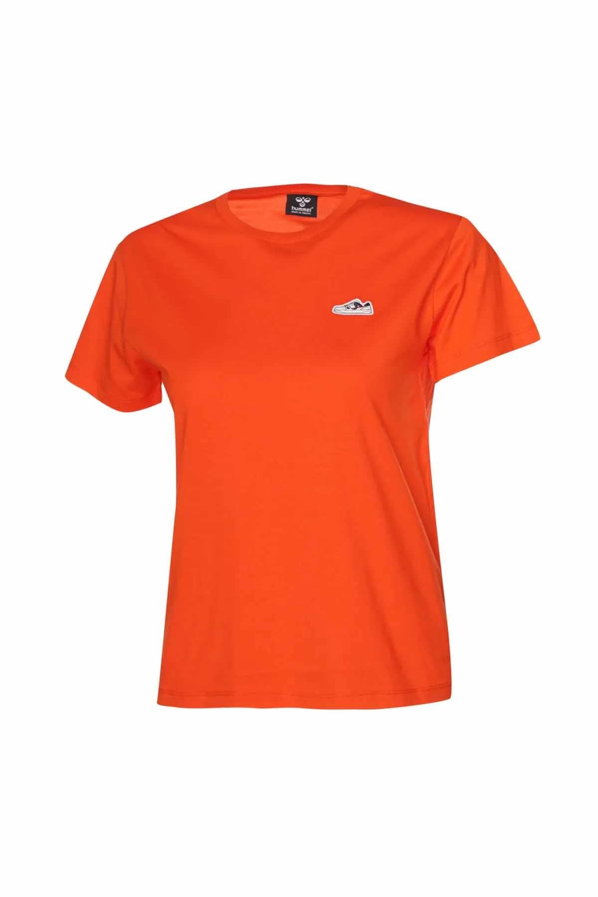 HUMMELTişörtHummel ELFIN T-SHIRT S/S Kadın Tişört 912088-5022TANGERINE