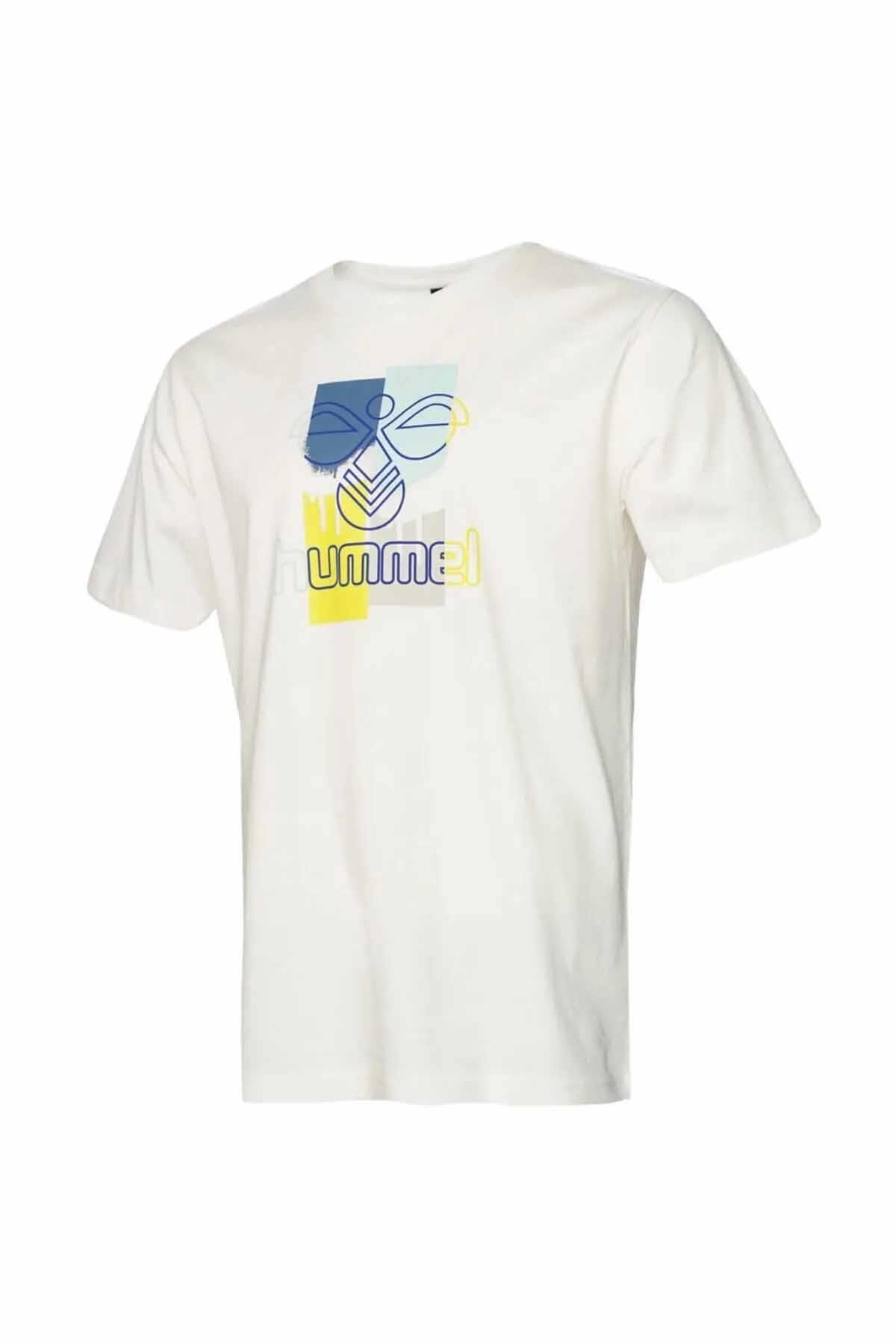 HUMMELTişörtHummel GODRIC T-SHIRT S/S Erkek Tişört 911801-9003OFF WHITE