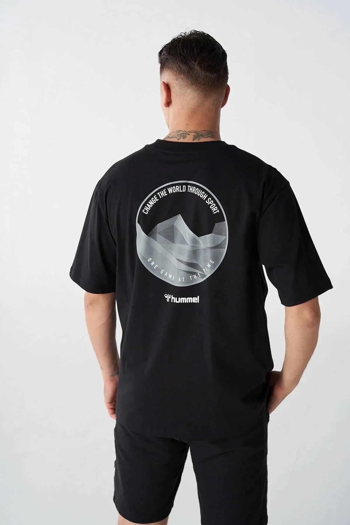 HUMMELTişörtHummel Hmlpolygonal T-SHIRT Erkek Tişört 911846-2001BLACK
