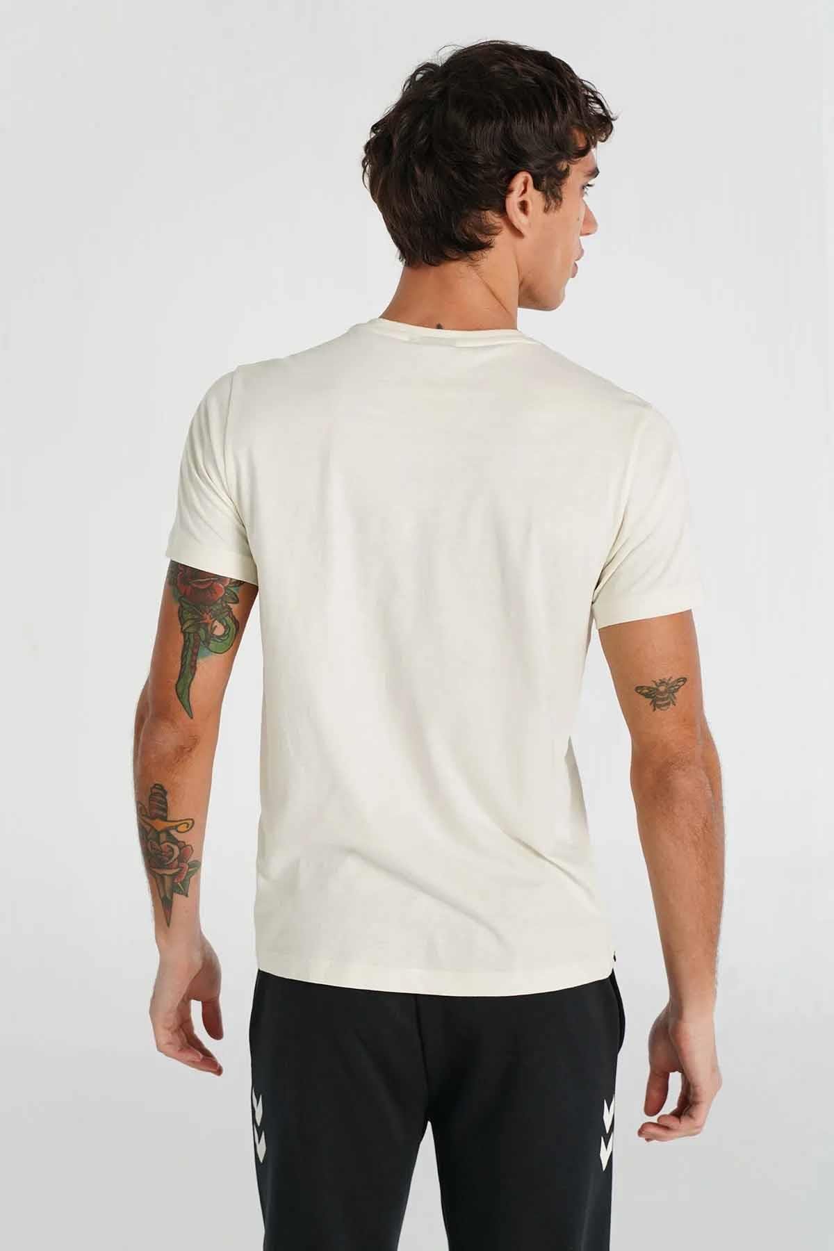 HUMMELTişörtHummel JUNGLE T-SHIRT S/S Erkek Tişört 912122-9157EGRET