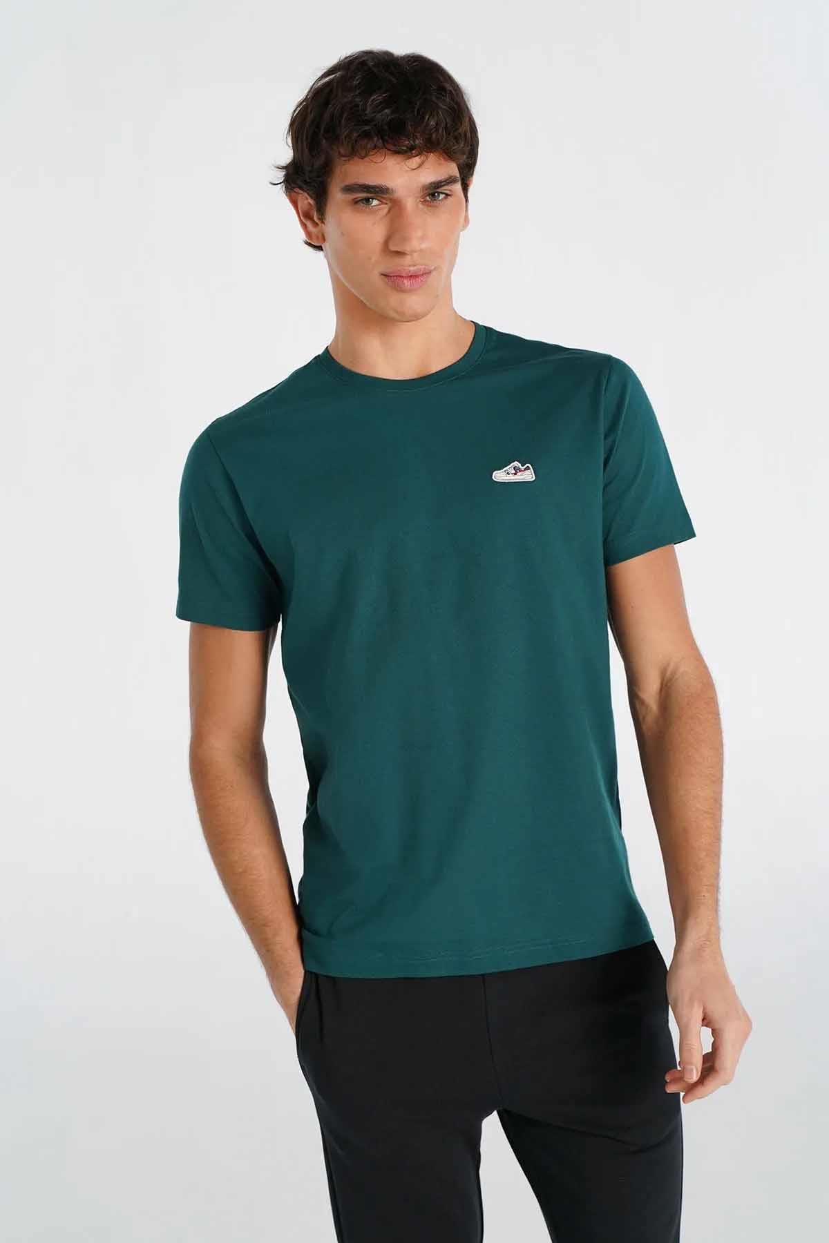 HUMMELTişörtHummel JUNGLE T-SHIRT S/S Erkek Tişört 912122-9815DARK SEA