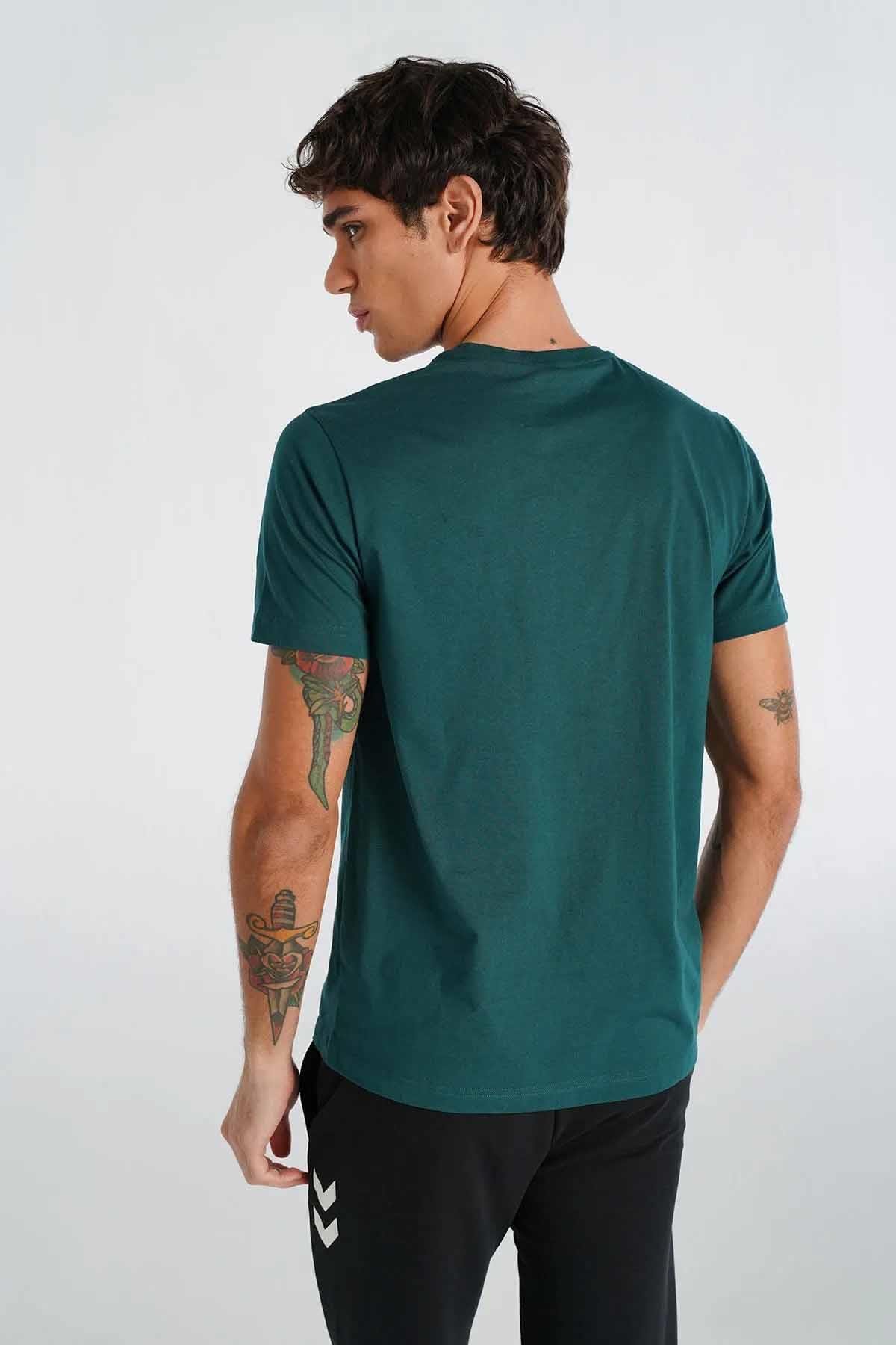 HUMMELTişörtHummel JUNGLE T-SHIRT S/S Erkek Tişört 912122-9815DARK SEA