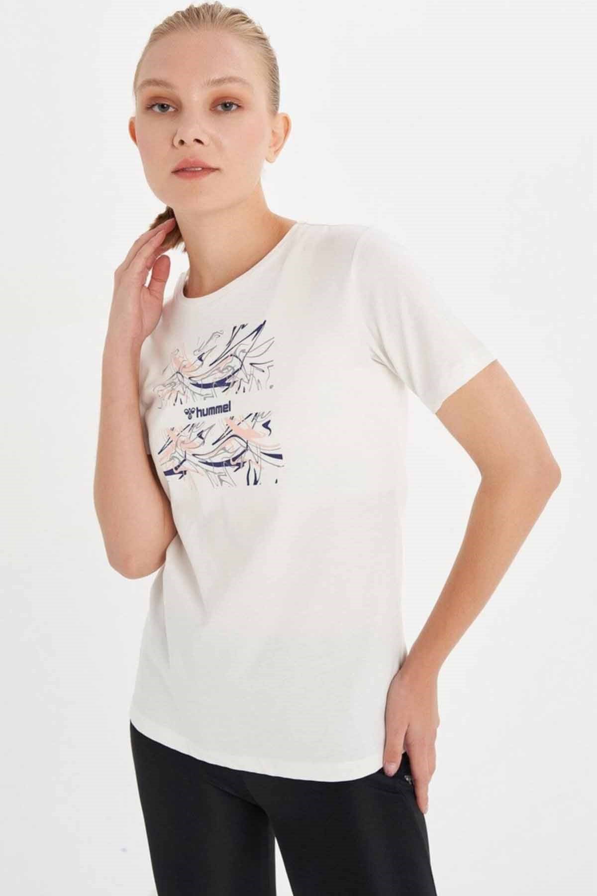 HUMMELTişörtHummel mimish T-Shirt Kadın Tişört 911520-9003OFF WHITE