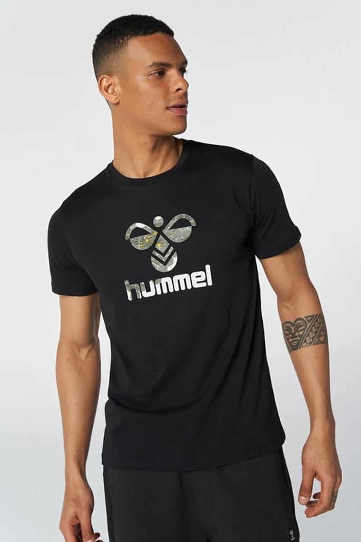 HUMMELTişörtHummel Senes T-Shirt Erkek Tişört 922217-2001BLACK