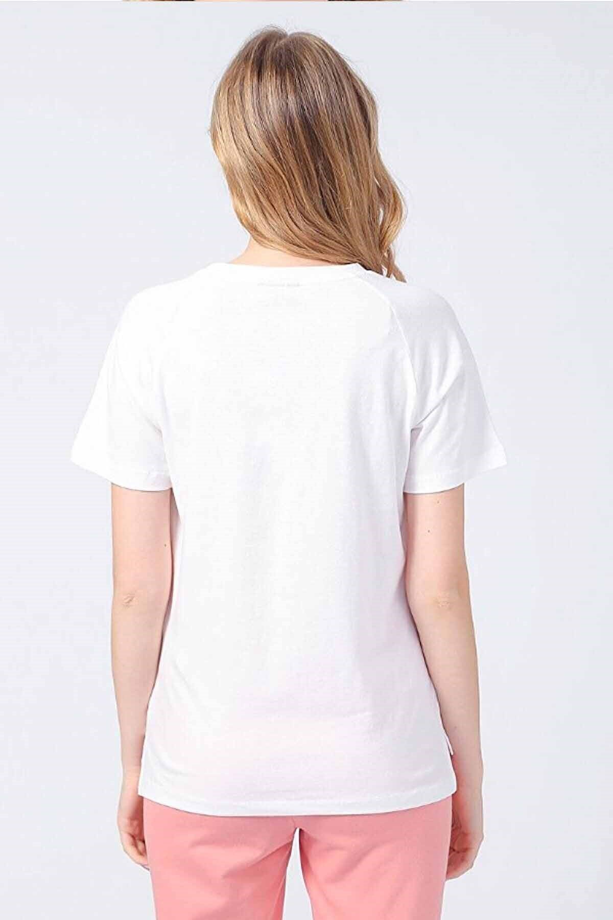 HUMMELTişörtHummel T-Noni 2.0 T-Shirt Kadın Tişört 911559-9003OFF WHITE