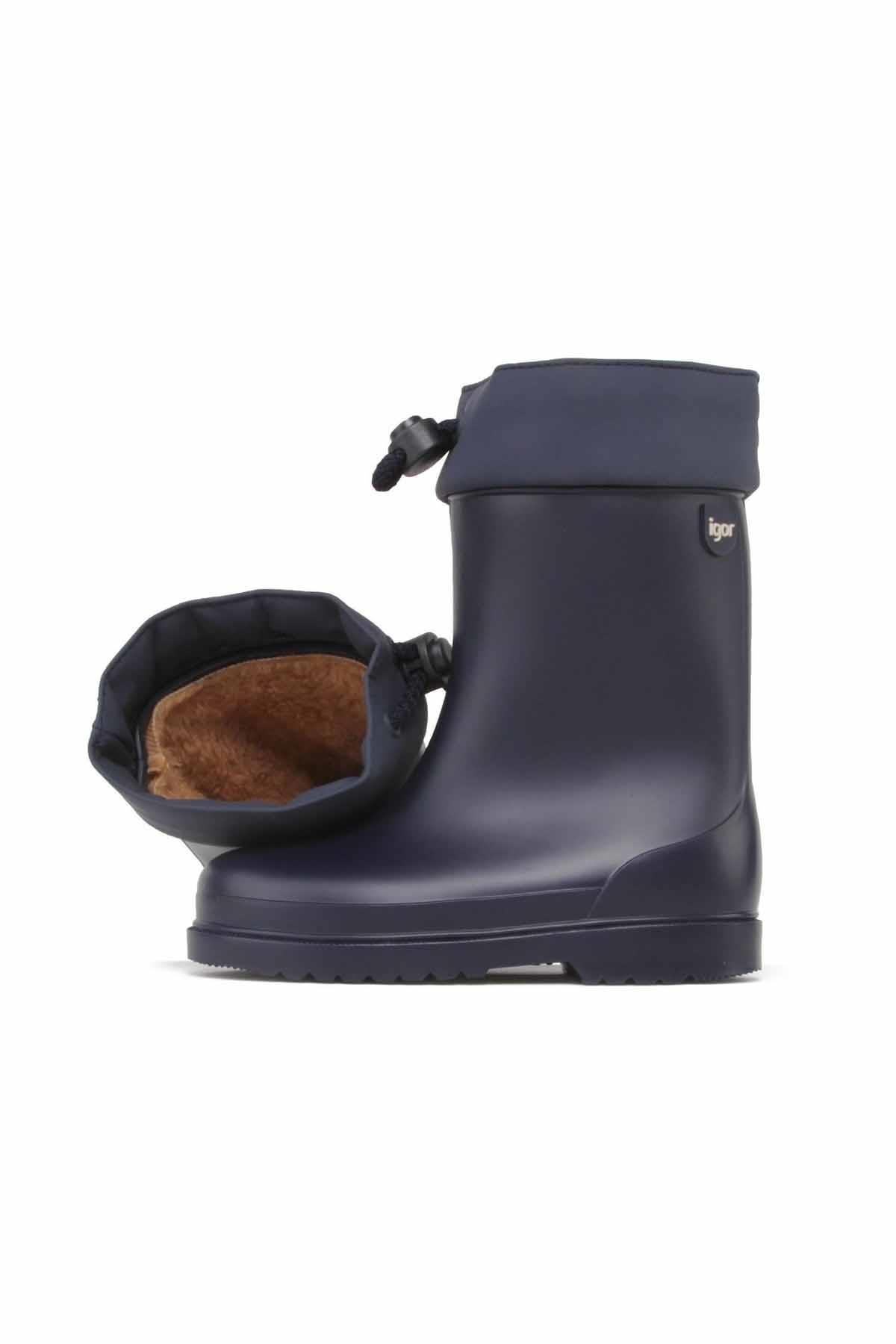 IGORBotIgor Chufo Cuello Borreguillo Çocuk Bot Ayakkabı W10101-003Marino