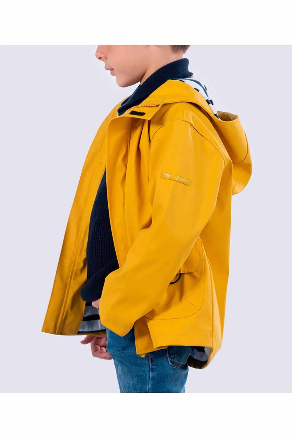 IGORBotIgor Çocuk Yağmurluk 2-9 Yaş Arası Çocuk Yağmurluk W10254-008Amarillo