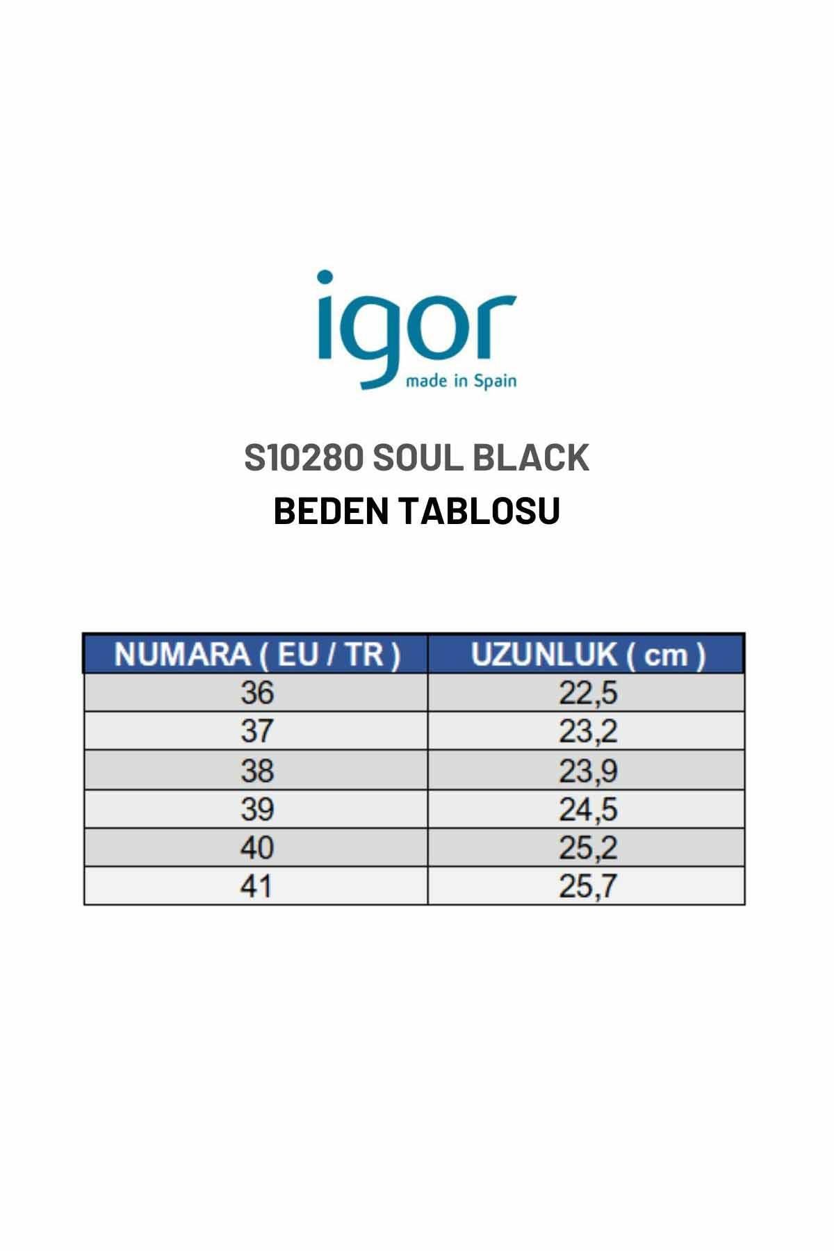 IGORBotIgor Soul Black Kadın Bot Ayakkabı W10280-002Negro