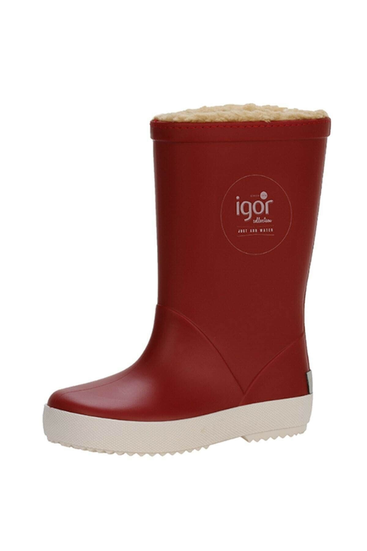 IGORBotIgor Splash Nautico Borreguito Çocuk Bot Ayakkabı W10207-005Rojo