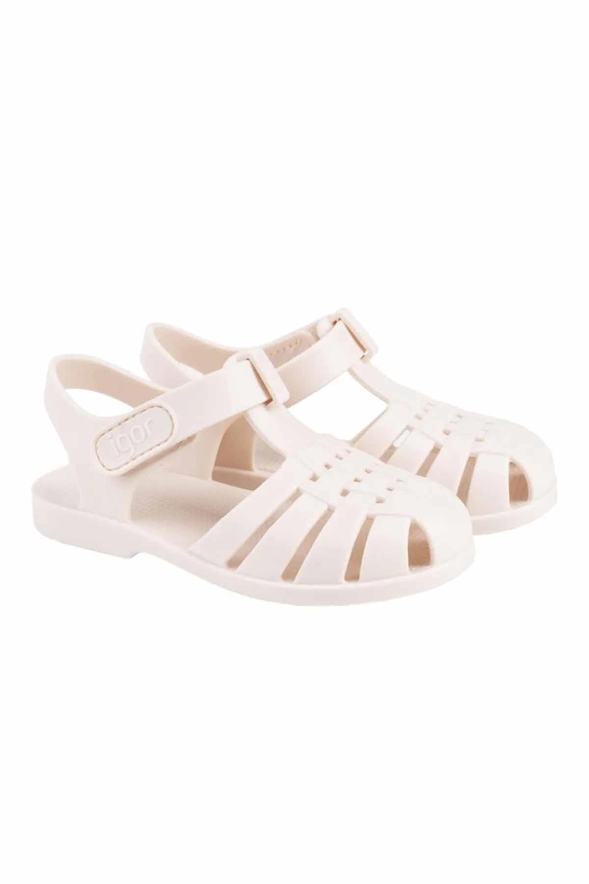 IGORSandaletIgor Clasica Velcro Çocuk Sandalet Ayakkabı S10288-079Marfil