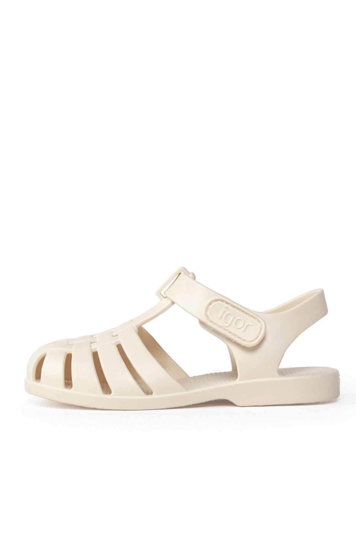 IGORSandaletIgor Clasica Velcro Çocuk Sandalet Ayakkabı S10288-079Marfil