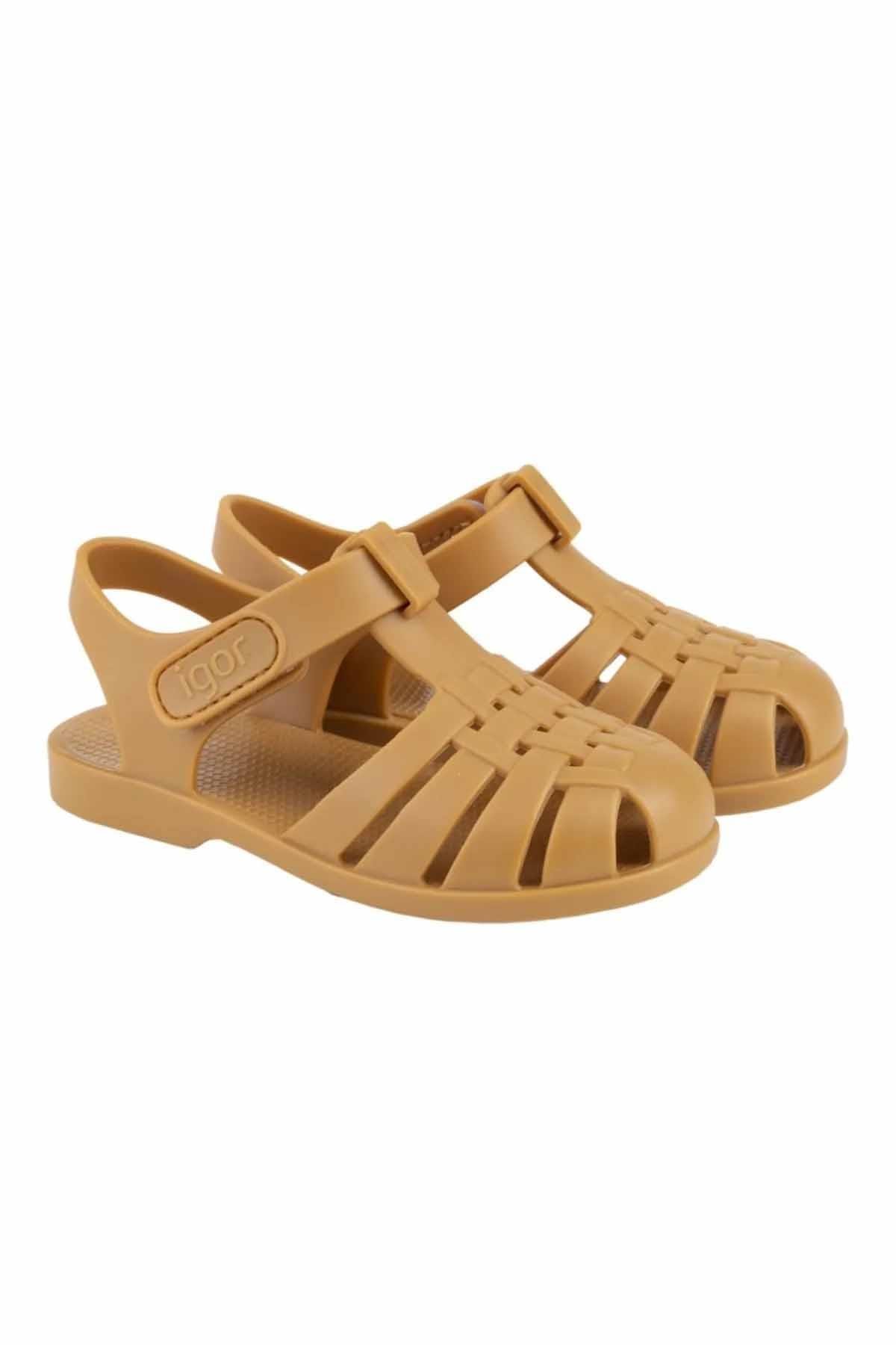 IGORSandaletIgor Clasica Velcro Çocuk Sandalet Ayakkabı S10288-080Mostaza