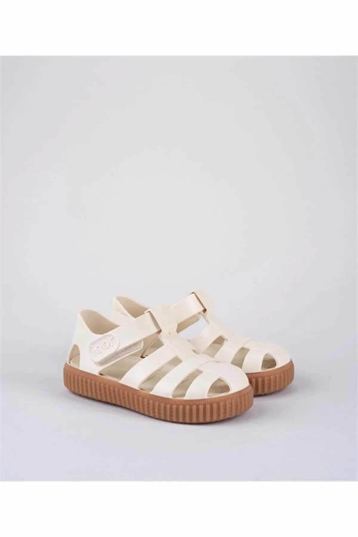 IGORSandaletIgor Nico Caramelo Çocuk Sandalet Ayakkabı S10291-079Marfil