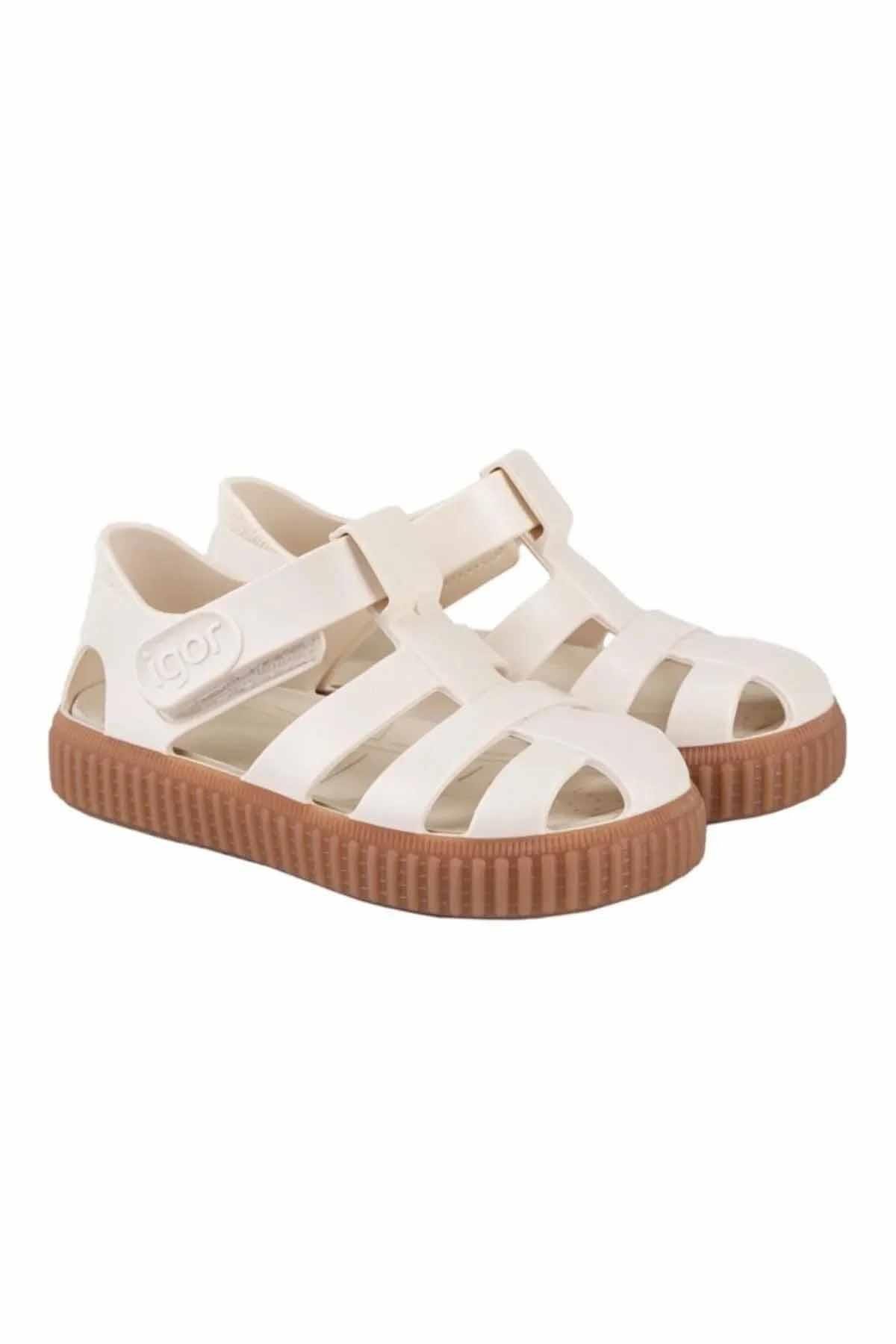 IGORSandaletIgor Nico Caramelo Çocuk Sandalet Ayakkabı S10291-079Marfil